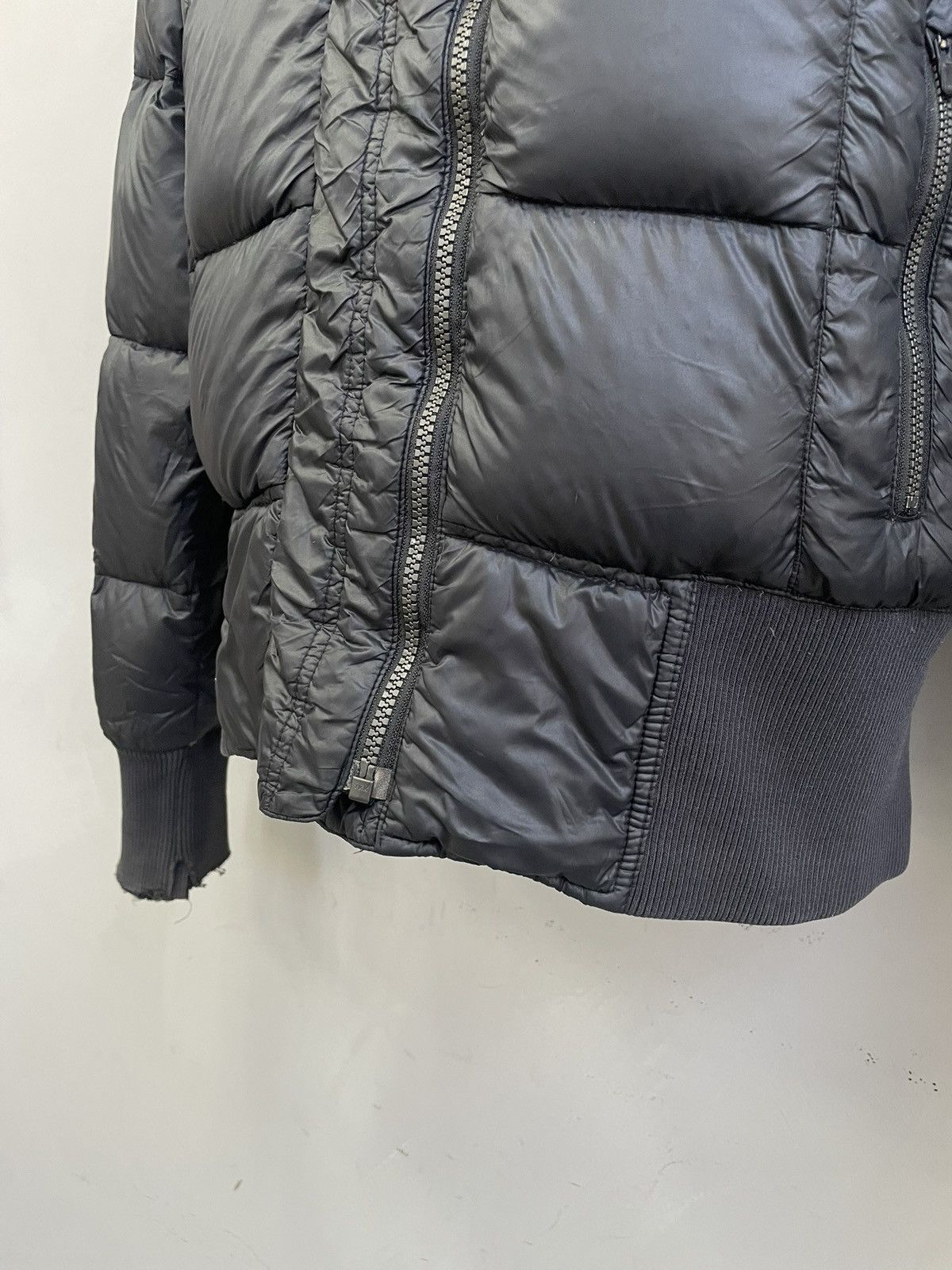 If Six Was Nine Nike Y2K Black Puffer Jacket Fur Hood if six was nine style Size US M / EU 48-50 / 2 - 5 Thumbnail