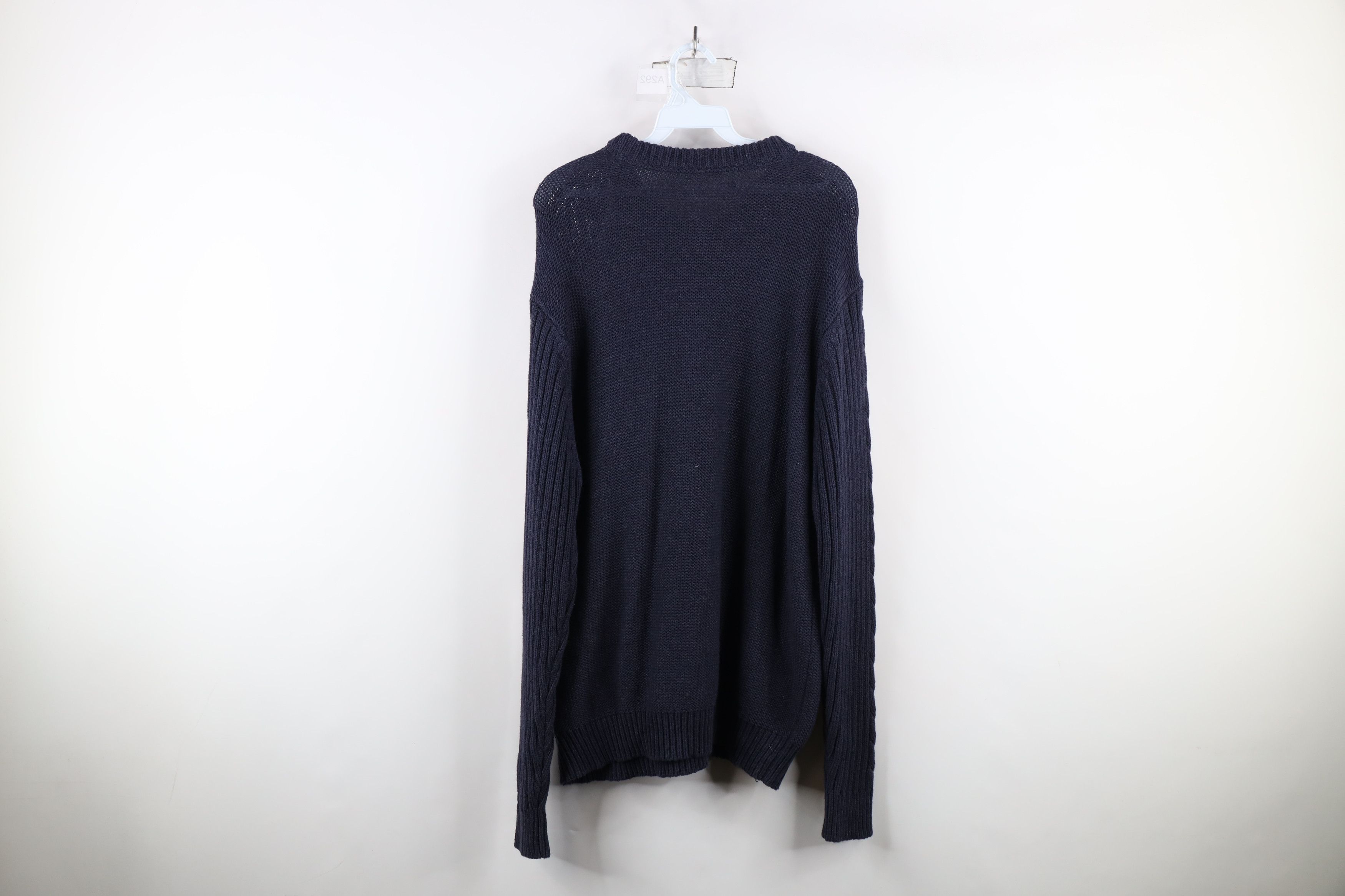 Vintage Vintage 90s Y2K Streetwear Knit Fisherman Henley Sweater Size US XL / EU 56 / 4 - 11 Thumbnail