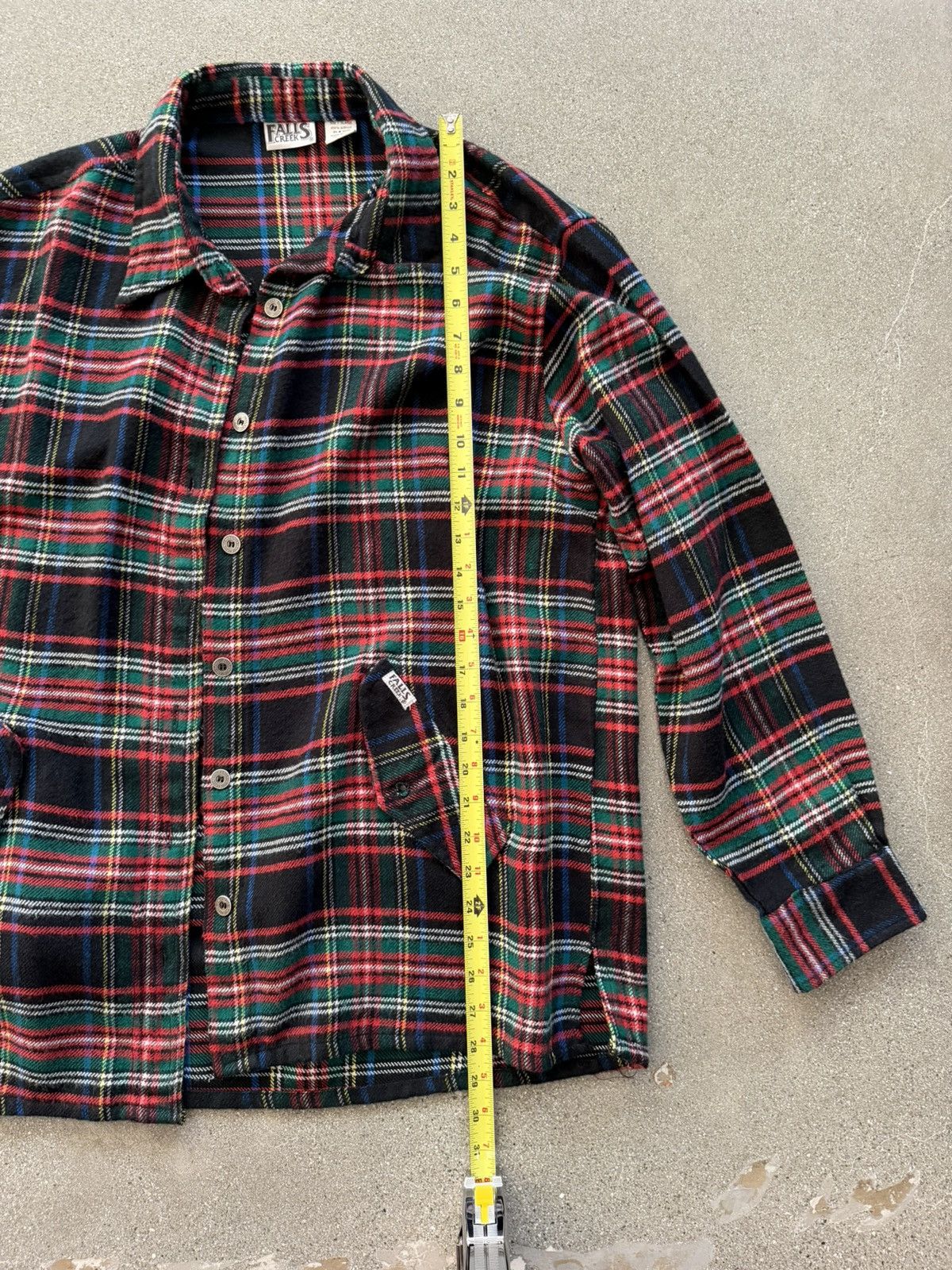 Vintage Falls Creek Vintage Flannel Size US XL / EU 56 / 4 - 4 Thumbnail
