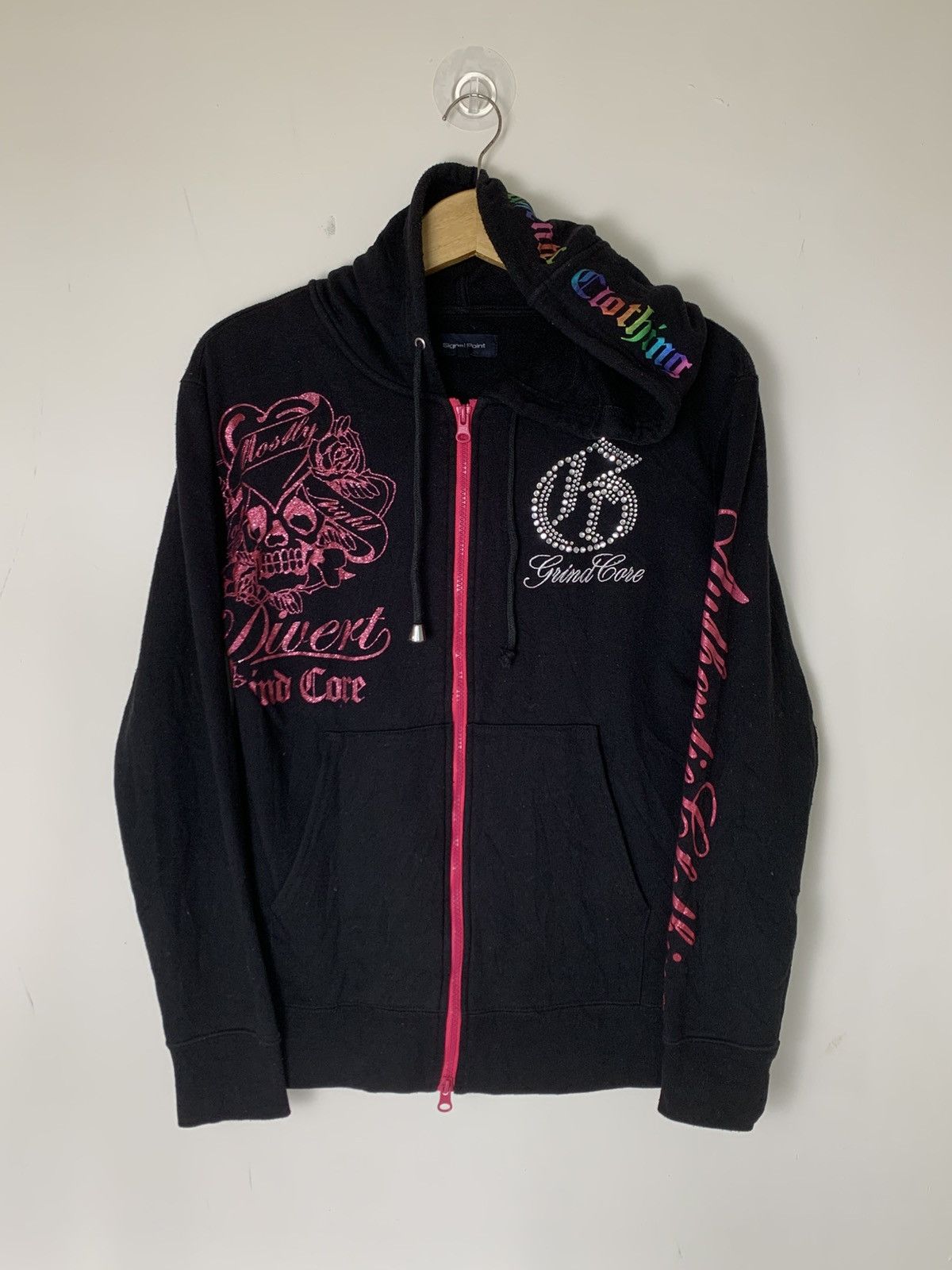 Japanese Brand undefined vkei style hoodie signal point japan Size US S / EU 44-46 / 1 - 5 Thumbnail