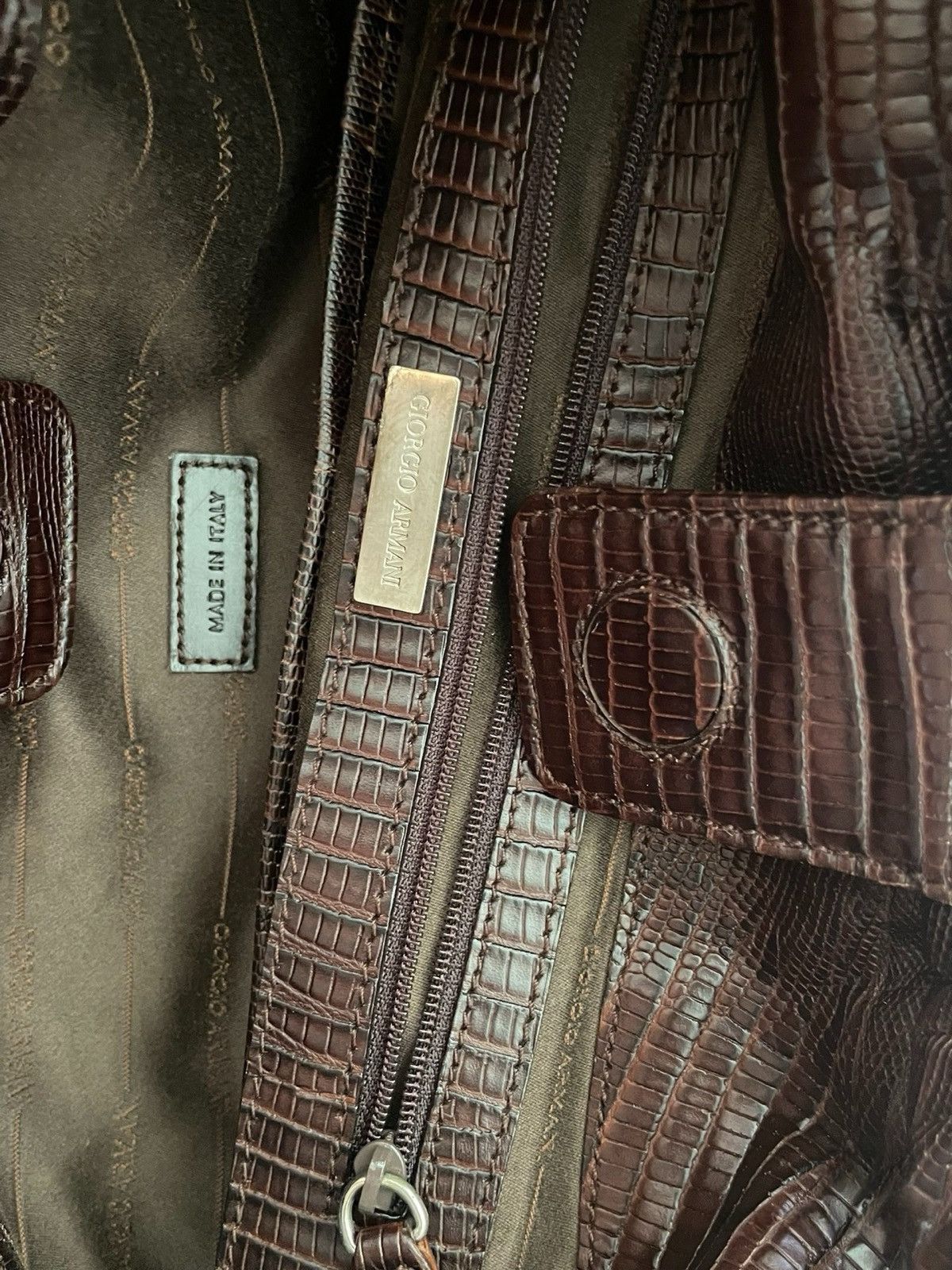 Armani Vintage Giorgio Armani chamois leather bag Size ONE SIZE - 6 Thumbnail