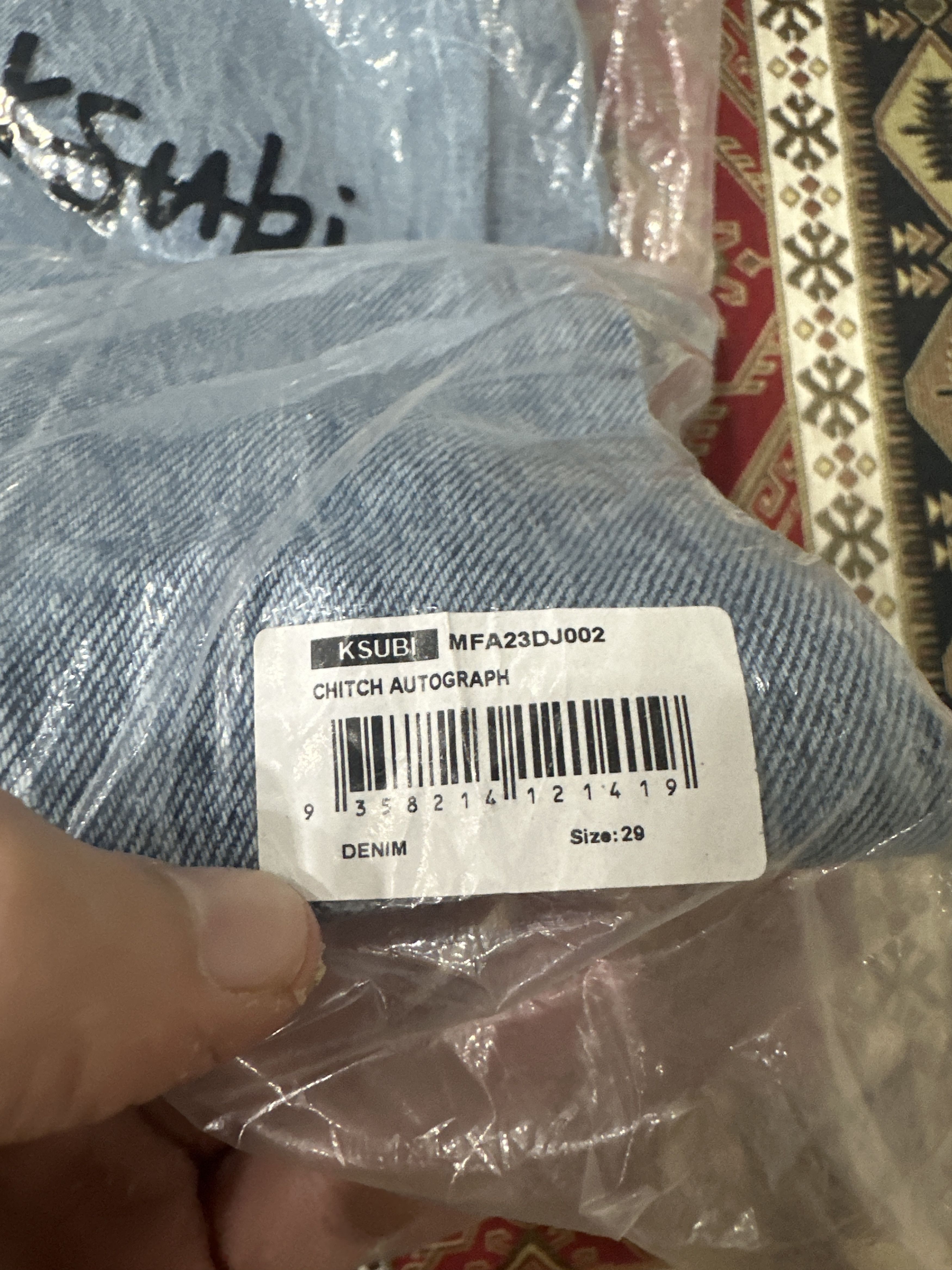 Ksubi Ksubi Blue Pant Never Worn Size 29 Size US 29 - 7 Thumbnail