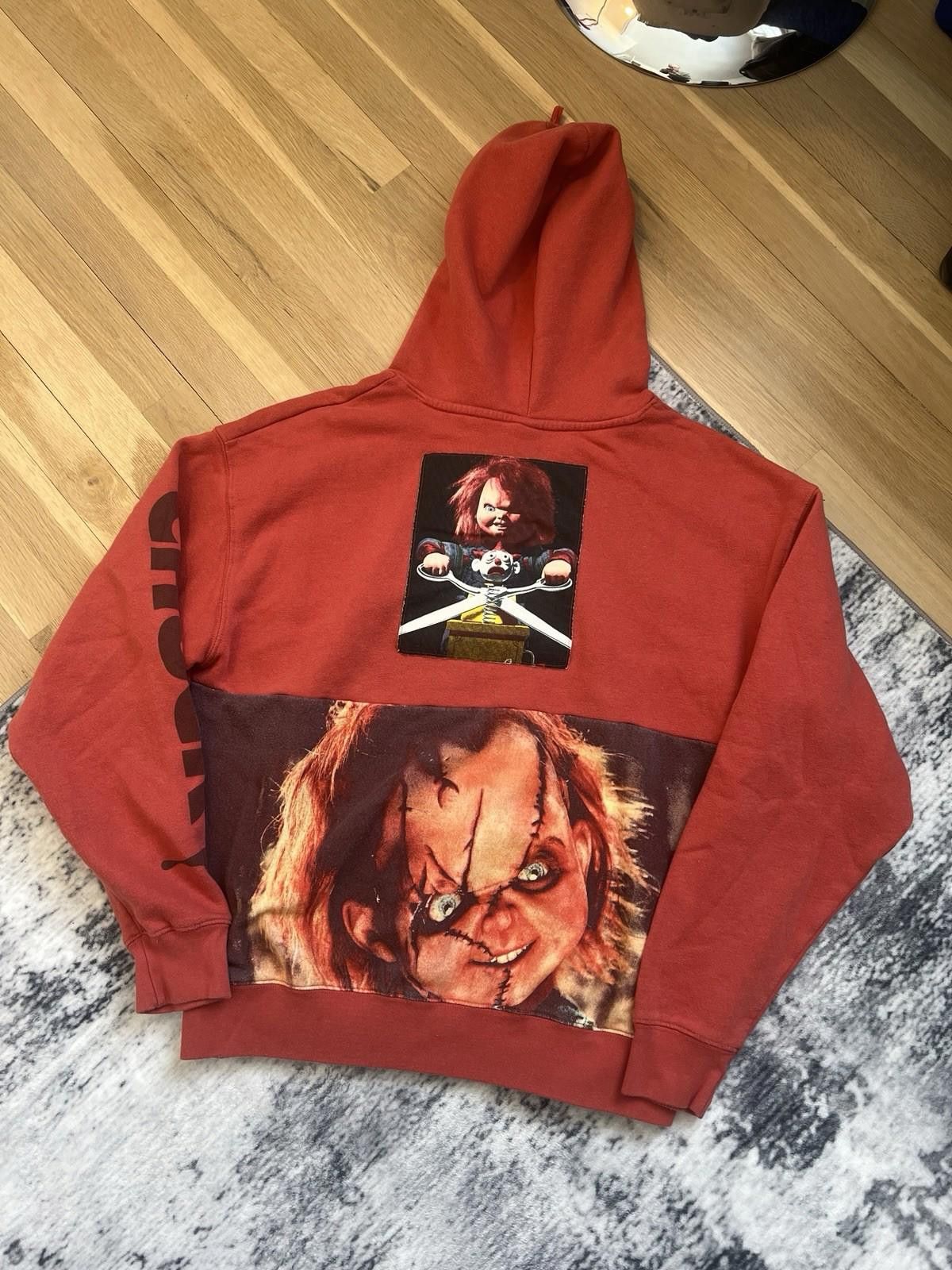 Original Chuck Y2K Chuckie Doll Hooded Sweatshirt Red Size Large Size US XL / EU 56 / 4 - 2 Thumbnail