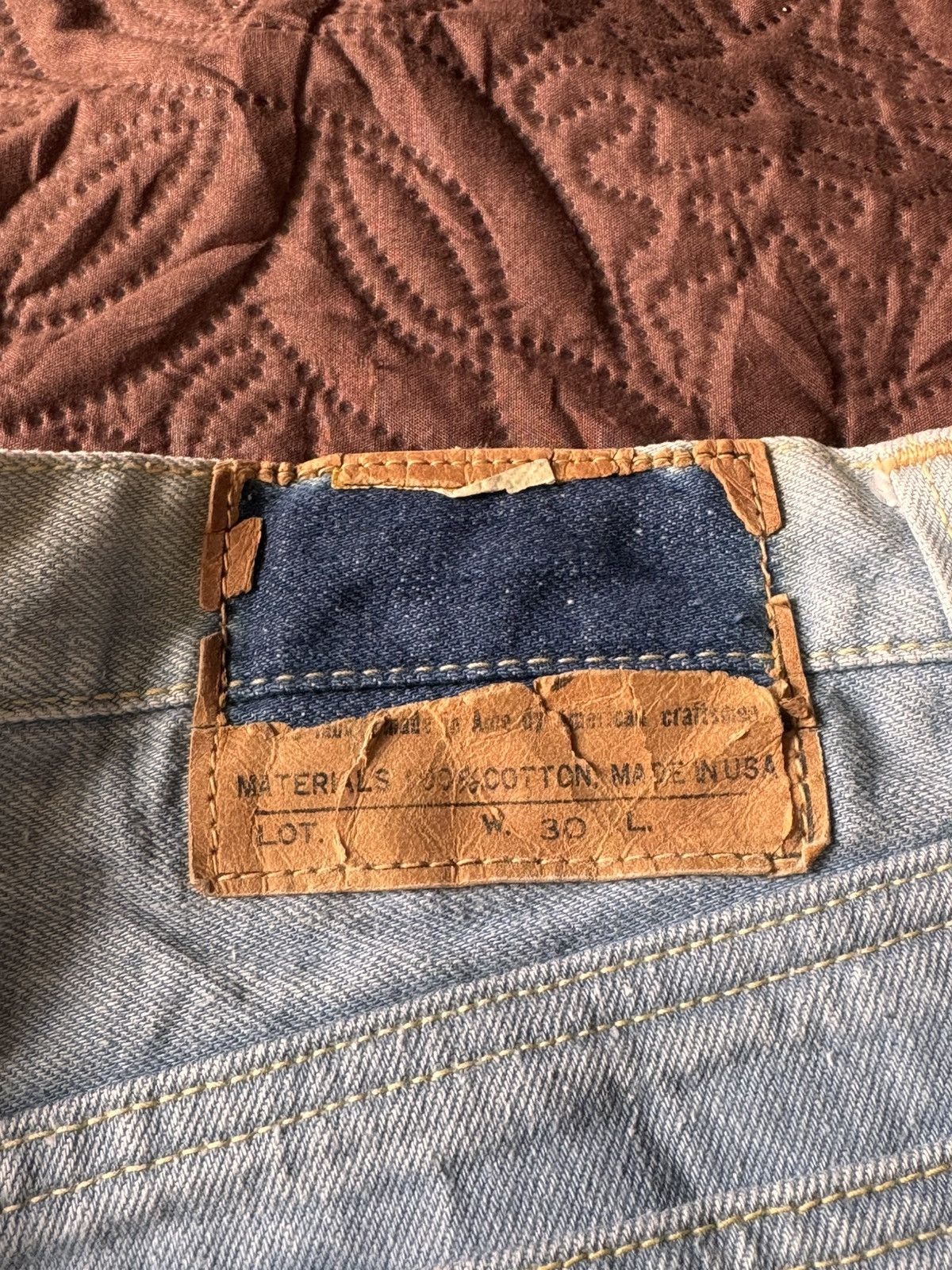 If Six Was Nine Vintage early 90s mc queen blue jeans boot cut Size 28" / US 6 / IT 42 - 13 Thumbnail