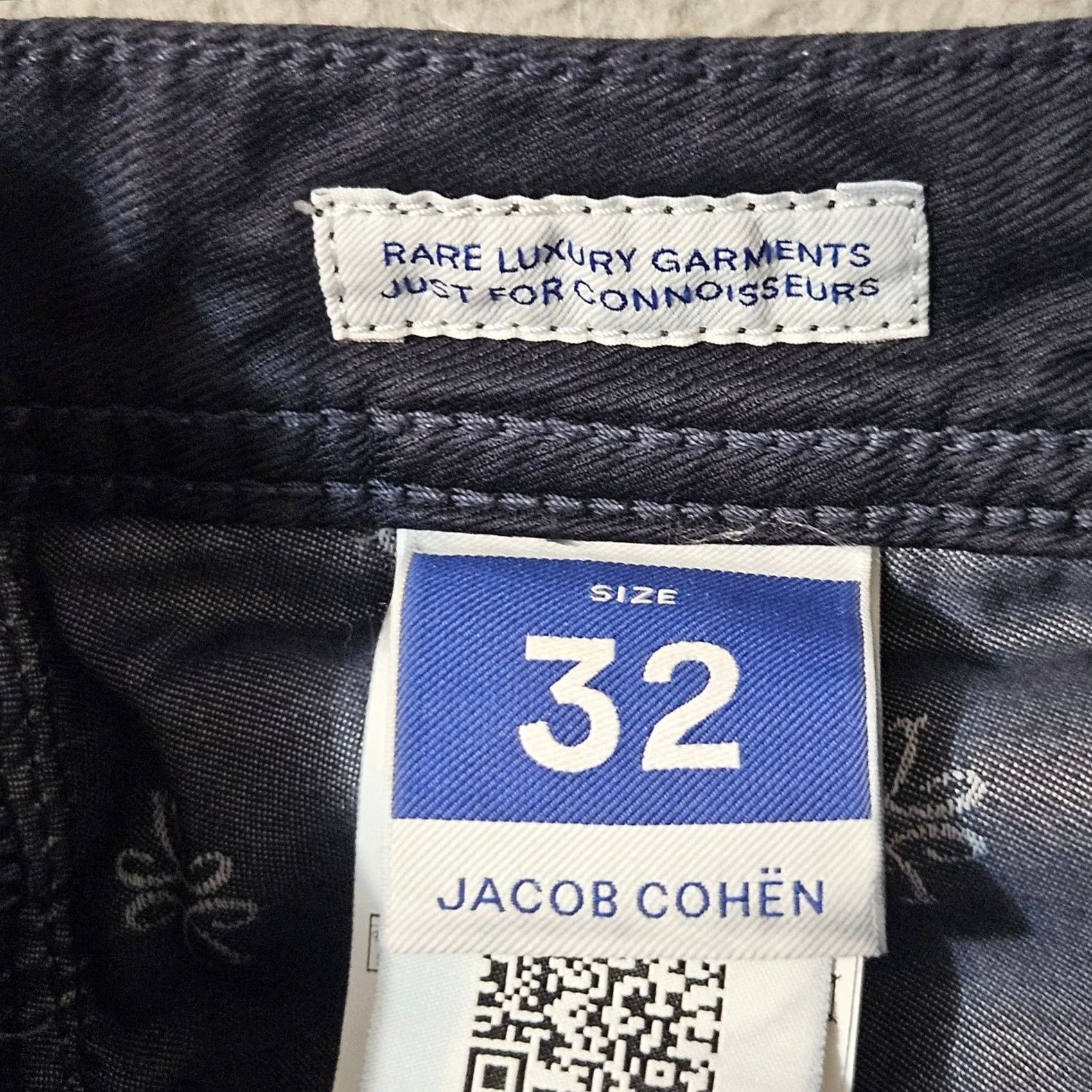 Jacob Cohen Jacob Cohen Bard Classic Chino Pants Trousers Cotton Stretch Slim Blue 32x26 Size US 32 / EU 48 - 5 Thumbnail