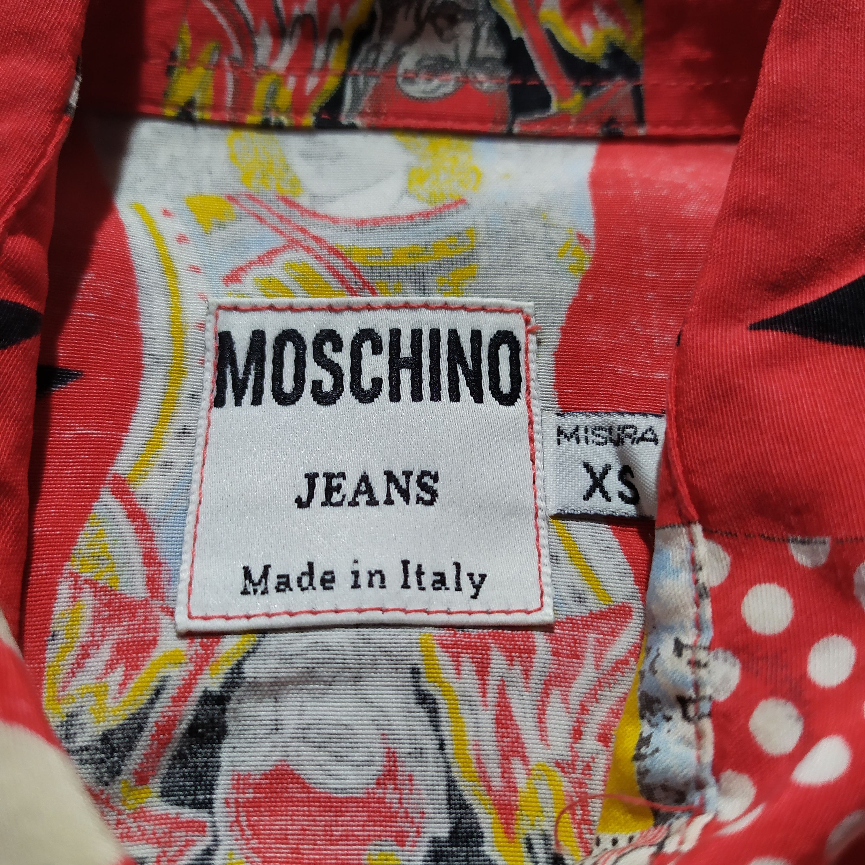 Moschino Moschino Iconic 90's "No To Racism" Shirt Size XS / US 0-2 / IT 36-38 - 7 Thumbnail