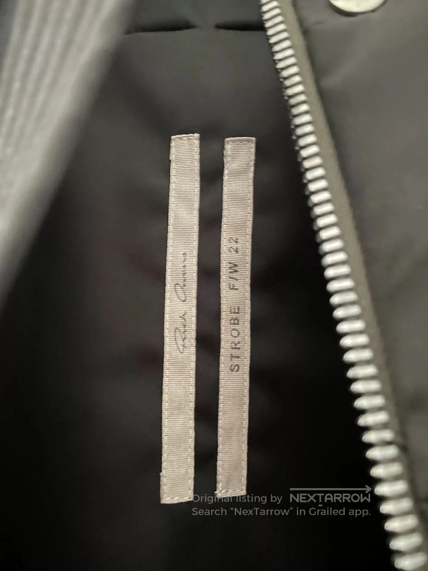 Rick Owens oversized black puffer jacket with waist tie. Size US L / EU 52-54 / 3 - 4 Thumbnail