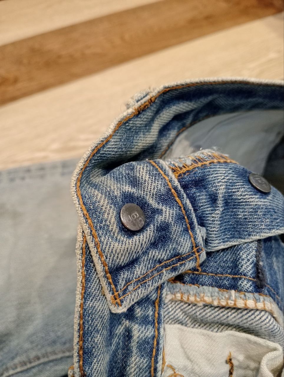 Levi's LEVI'S VINTAGE 501 REDLINE TOP #6 SELVEDGE DISTRESSED DENIM Size US 34 / EU 50 - 9 Thumbnail