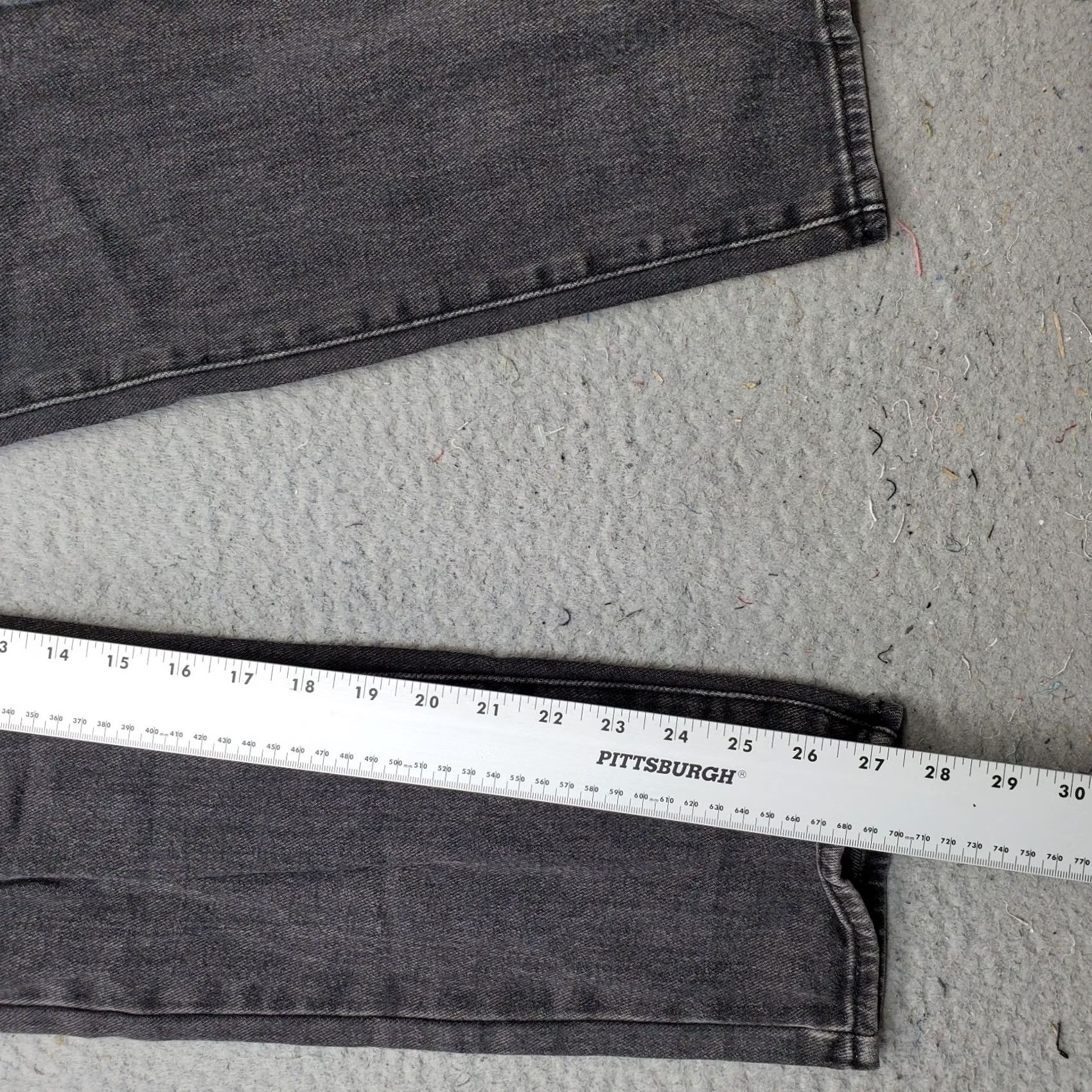 Pacsun PacSun Womens Jeans 24 Black Denim 5-Pocket Dark Wash Regular Straight Leg - Size 24 - 100% Cotton - Dark Denim - Mens, Womens Size 42" / US 20 - 4 Thumbnail