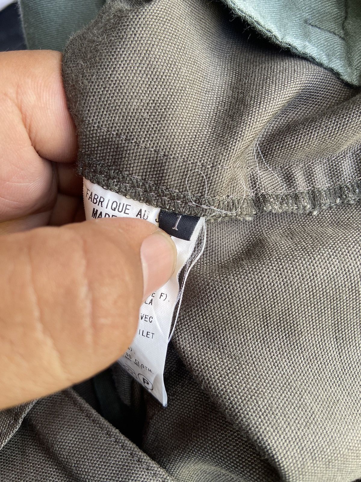 Yohji Yamamoto AW2003 Y's Ramie Blend Wide Cropped Trousers Cargo Pocket Size US 32 / EU 48 - 10 Thumbnail