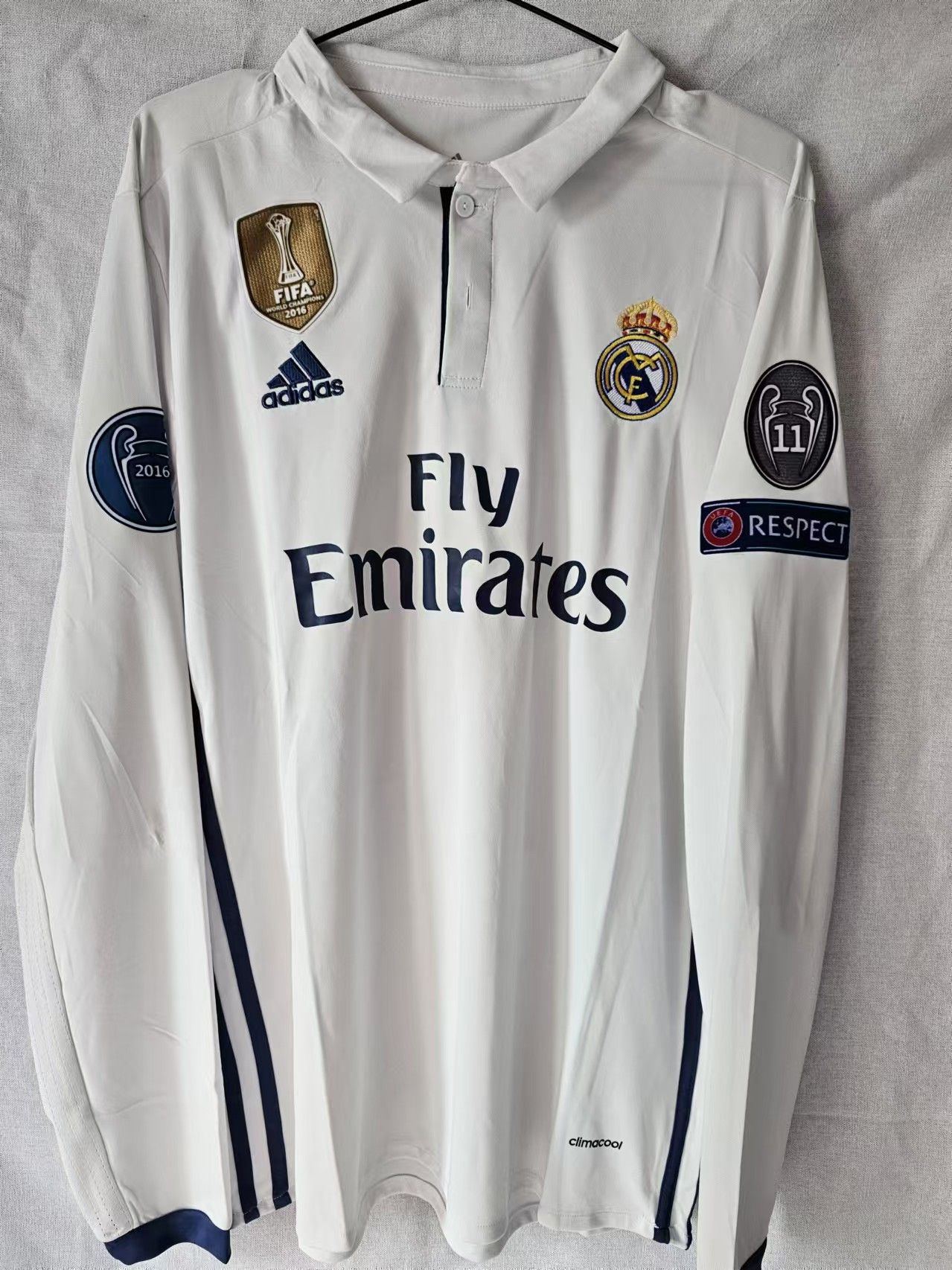 Adidas 2016 2017 Real Madrid #7 C Ronaldo Jersey Size US M / EU 48-50 / 2 - 2 Thumbnail