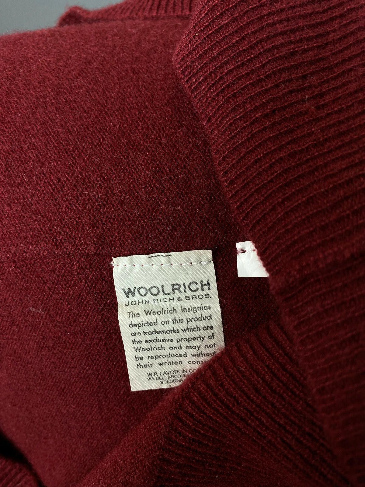 Woolrich Woolen Mills Men Woolrich Red Cashmere Long Sleeve Sweater Size S Size US S / EU 44-46 / 1 - 9 Thumbnail