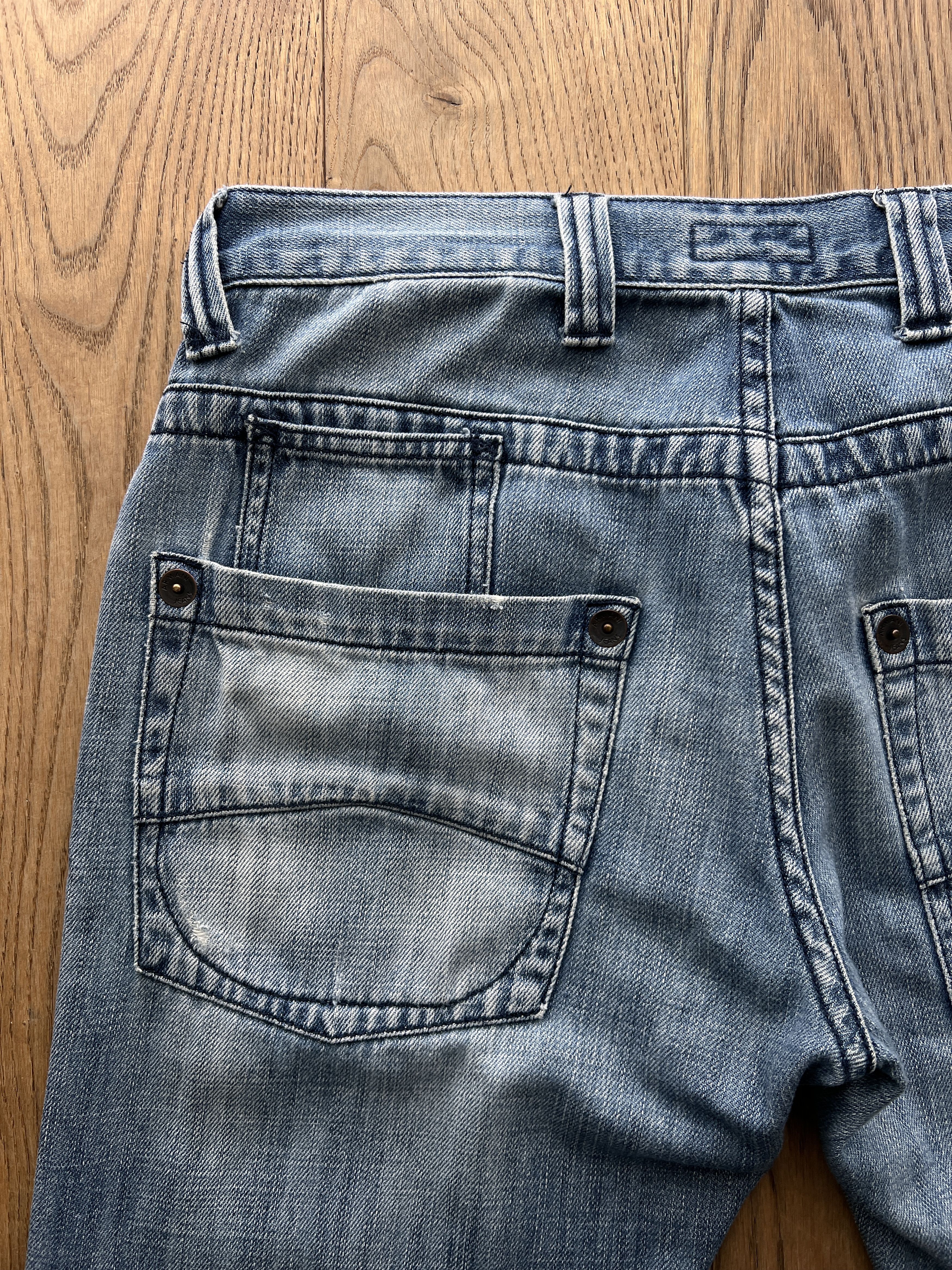 Armani Y2K Armani retro vintage 00s blue denim jeans slim straight Size US 32 / EU 48 - 9 Thumbnail