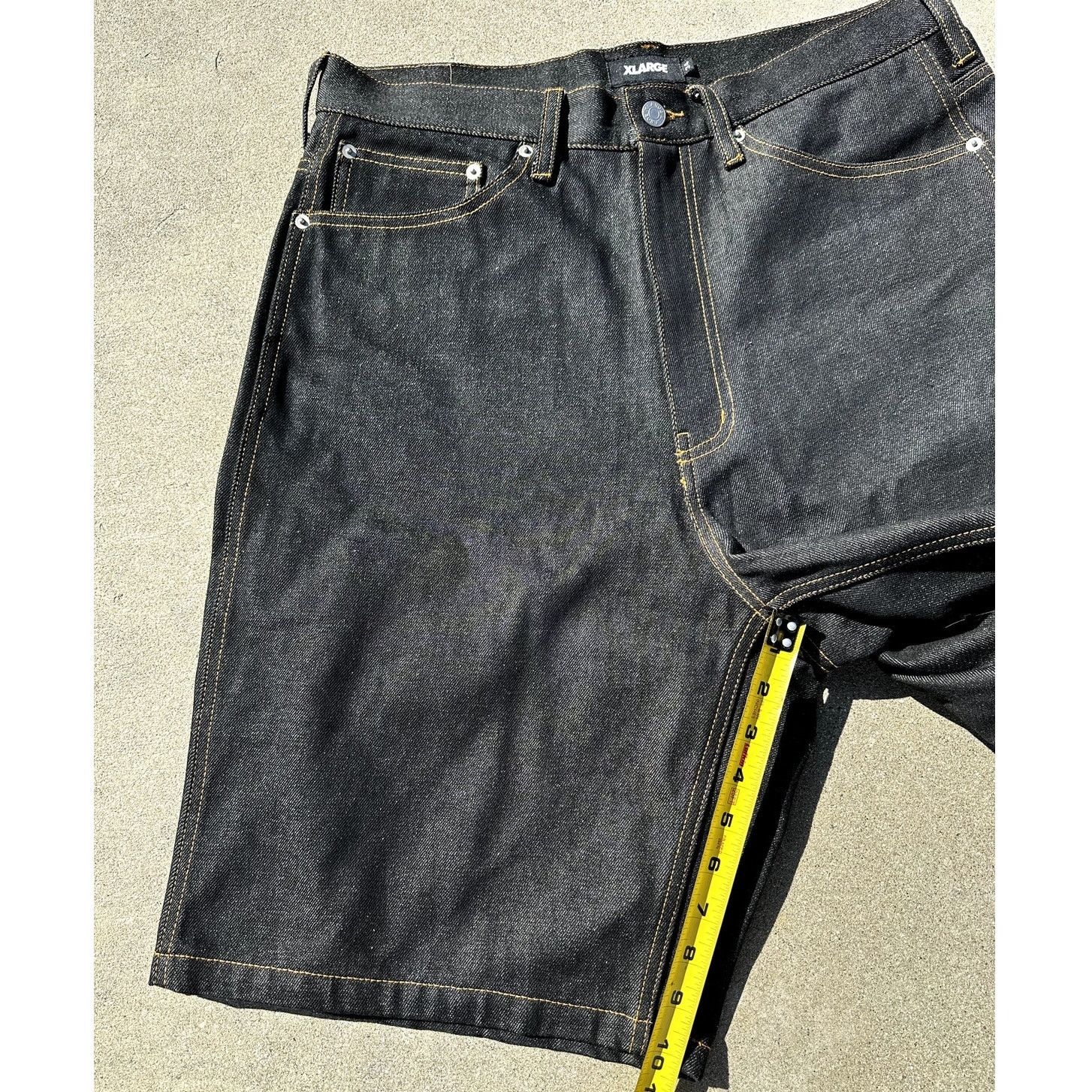 X-LARGE X Large Japan Sample Denim Skate Shorts Jorts Embroidered Size US 34 / EU 50 - 7 Thumbnail