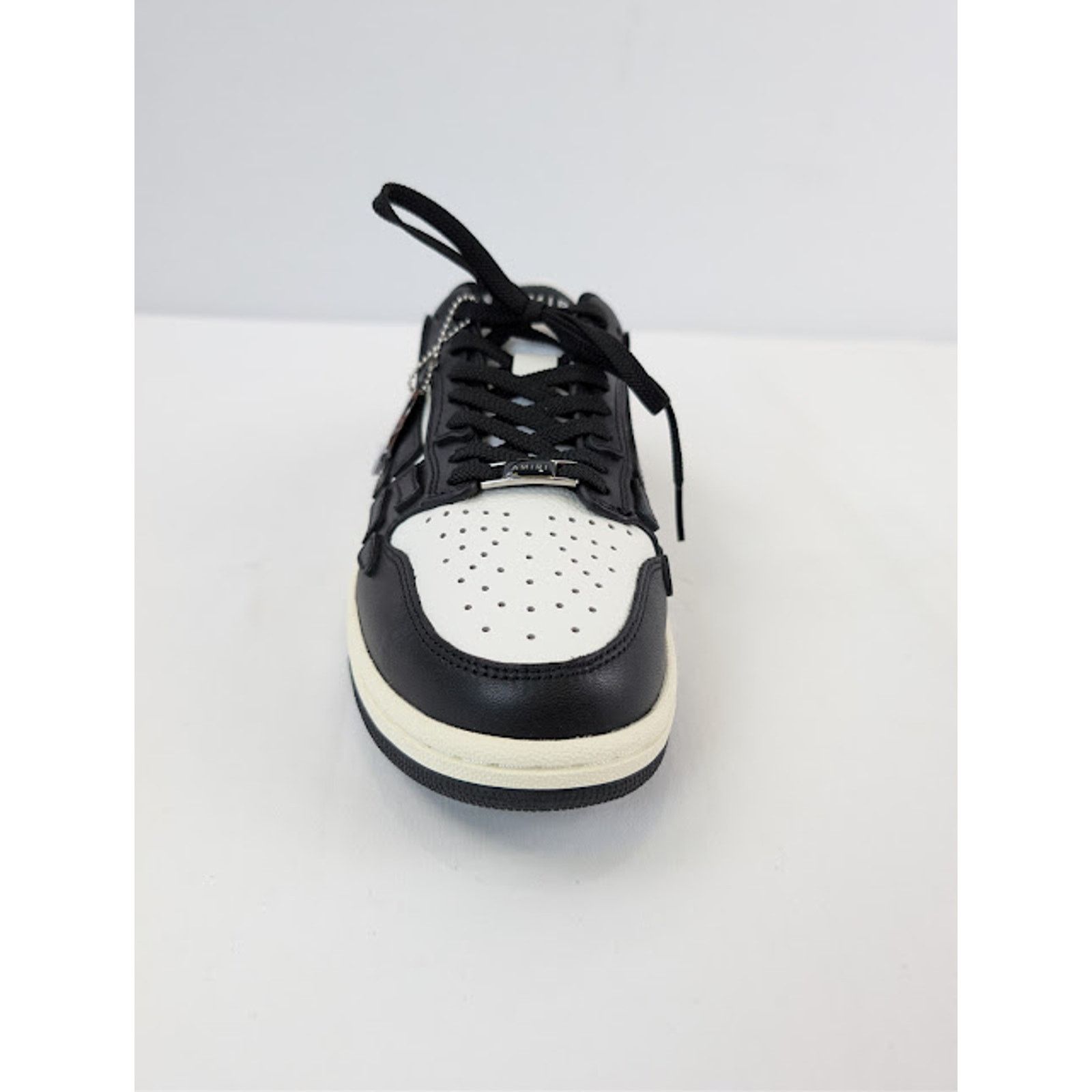 Amiri o1rshd1 Q:2 / Skel Low Top Mule Sneakers in Black / White Size US 11 / EU 44 - 15 Thumbnail