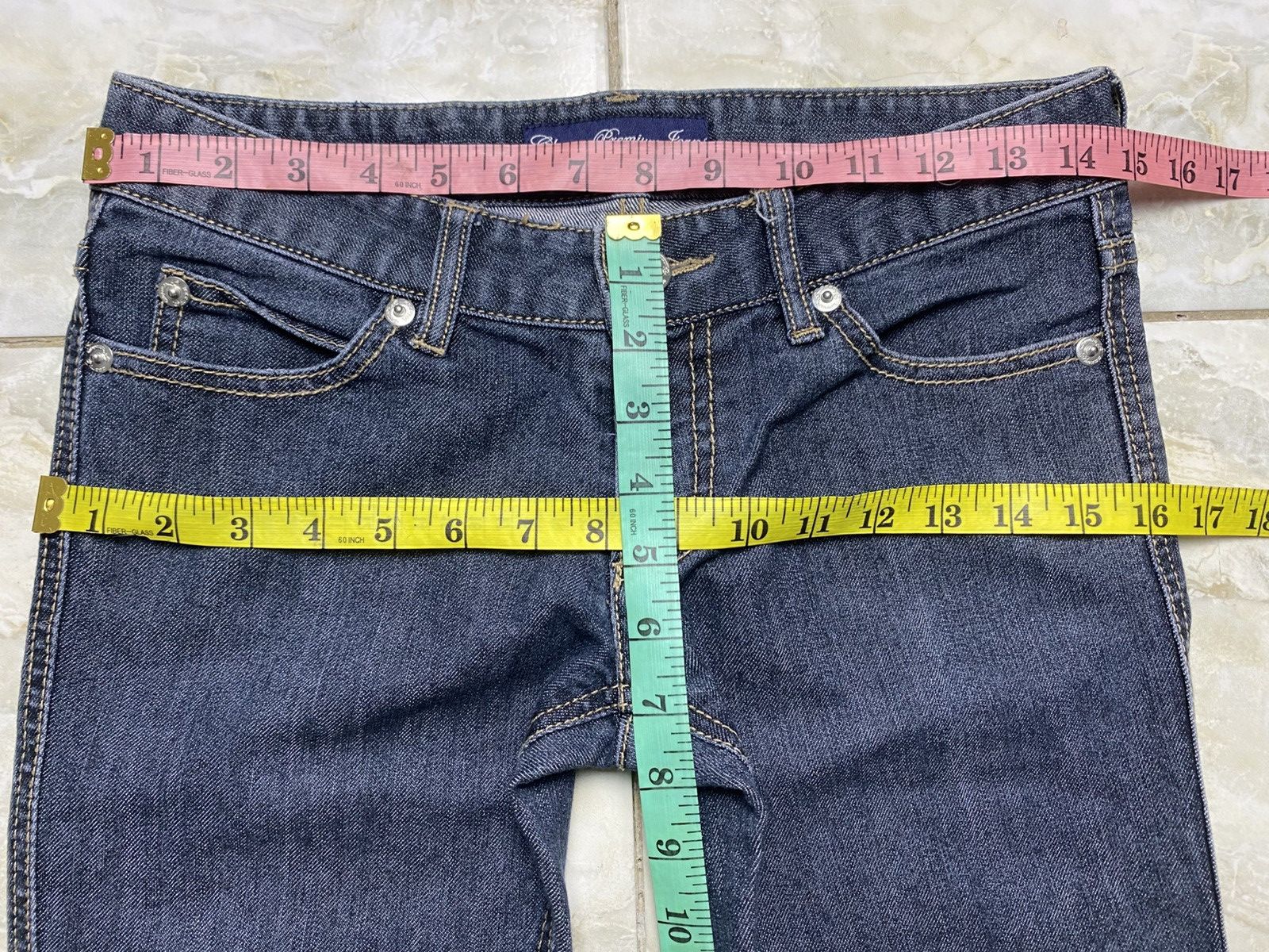 Japanese Brand Chuccocox Premium Wrinkle Skinny Jeans Size 30" / US 8 / IT 44 - 4 Thumbnail