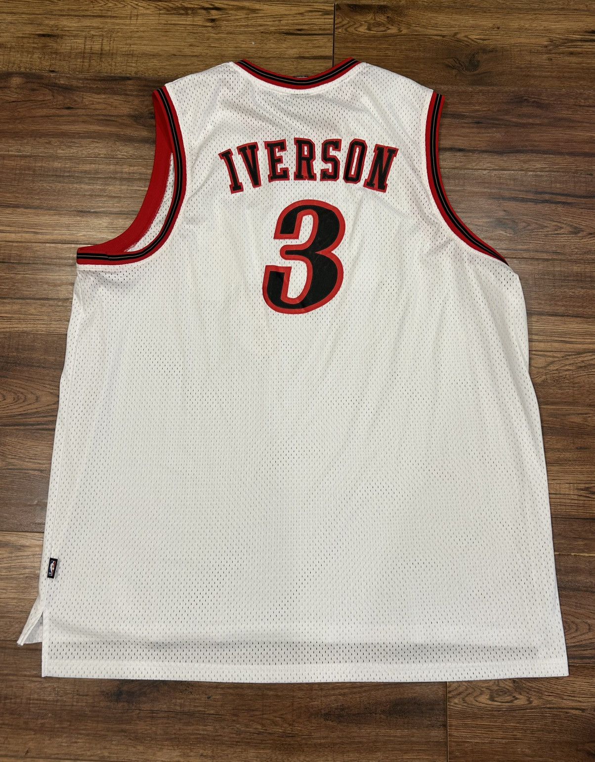 NBA × Reebok × Vintage Vintage Philadelphia 76ers Allen Iverson Jersey Reebok 5XL Size US XXL / EU 58 / 5 - 2 Thumbnail