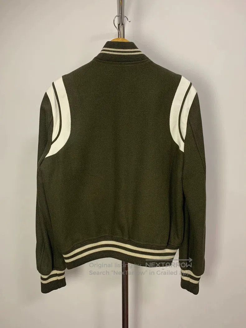 Saint Laurent Paris Saint Laurent Men's Green Varsity Jacket. Size US M / EU 48-50 / 2 - 2 Thumbnail