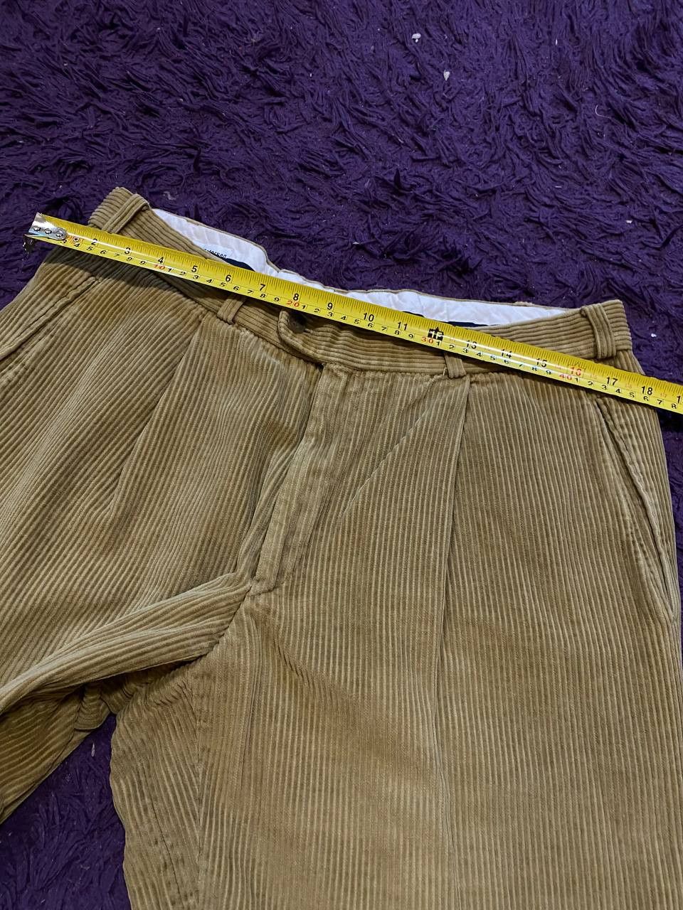 Burberry Vintage Casual Pants beige Burberry luxury super 120's Y2K Size US 33 - 13 Thumbnail