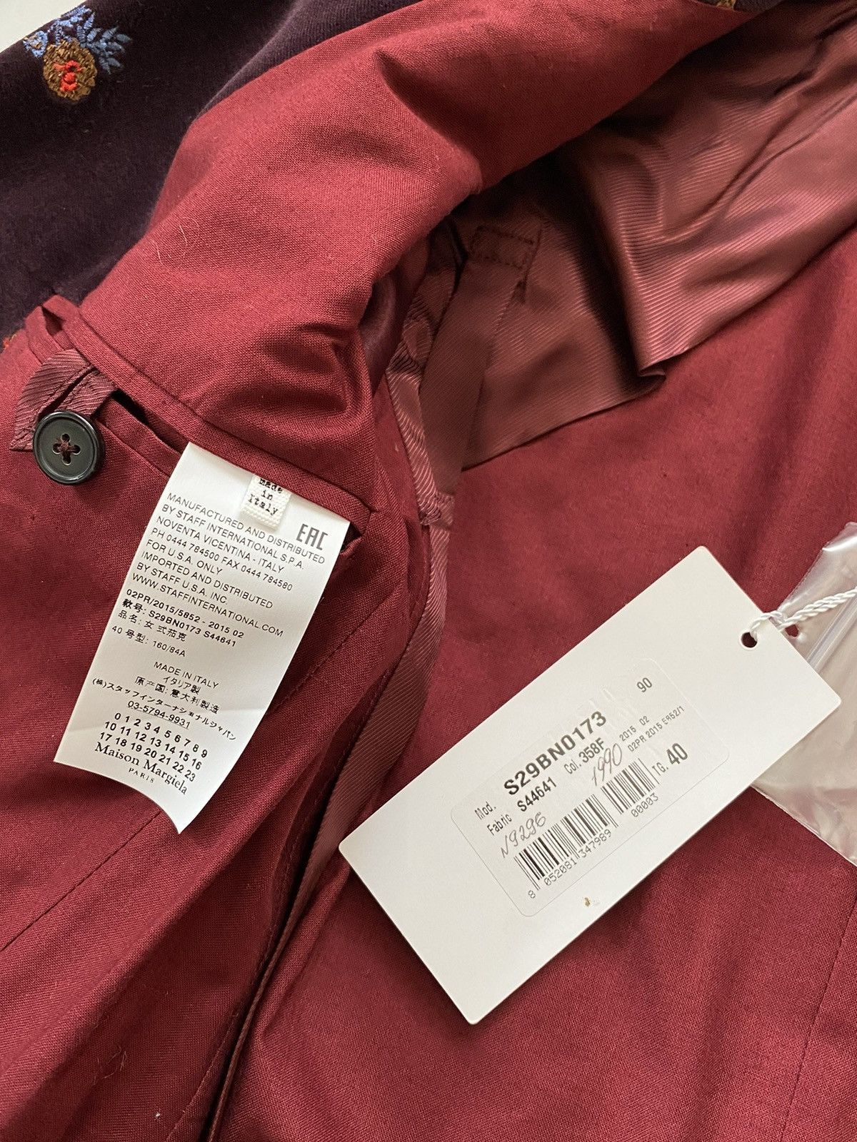 Maison Margiela 🔥RARE Maison Margiela FW2015 by John Galliano VelourSuite Size S / US 4 / IT 40 - 9 Thumbnail