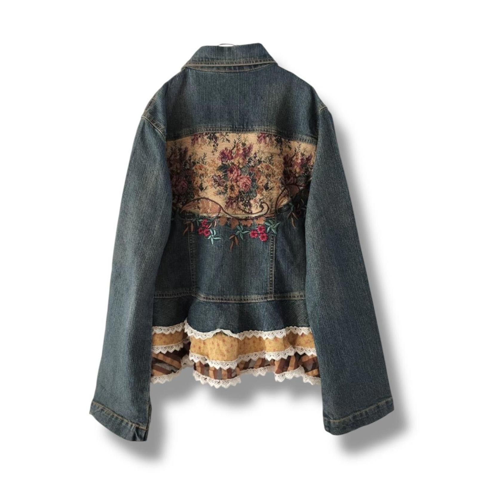 Other Vintage 2000s fairy grunge boho denim jacket Size XS / US 0-2 / IT 36-38 - 2 Thumbnail