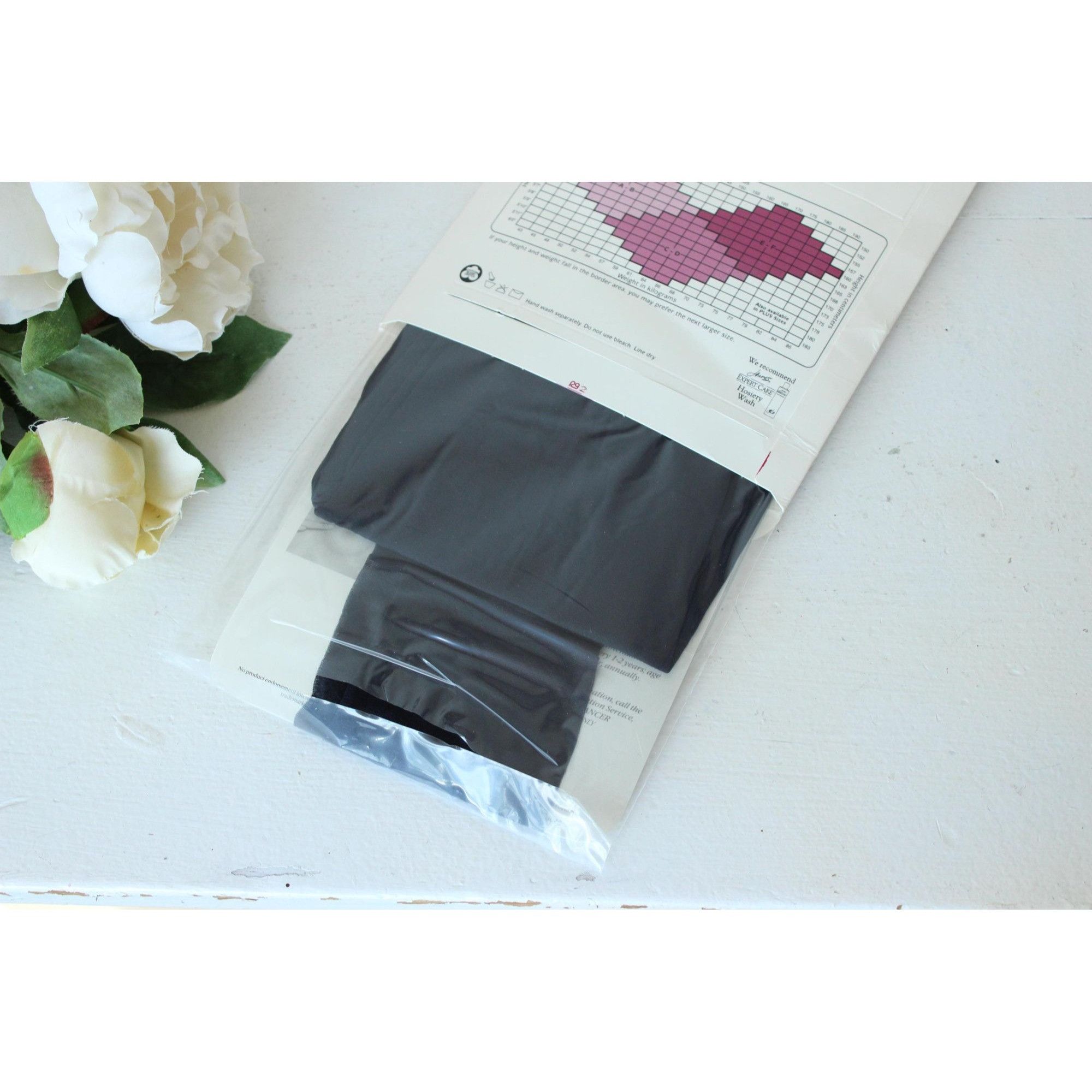 Vintage Vintage 1990s 2000s Pantyhose, New NOS, Hanes Classic Navy, Size ONE SIZE - 8 Thumbnail