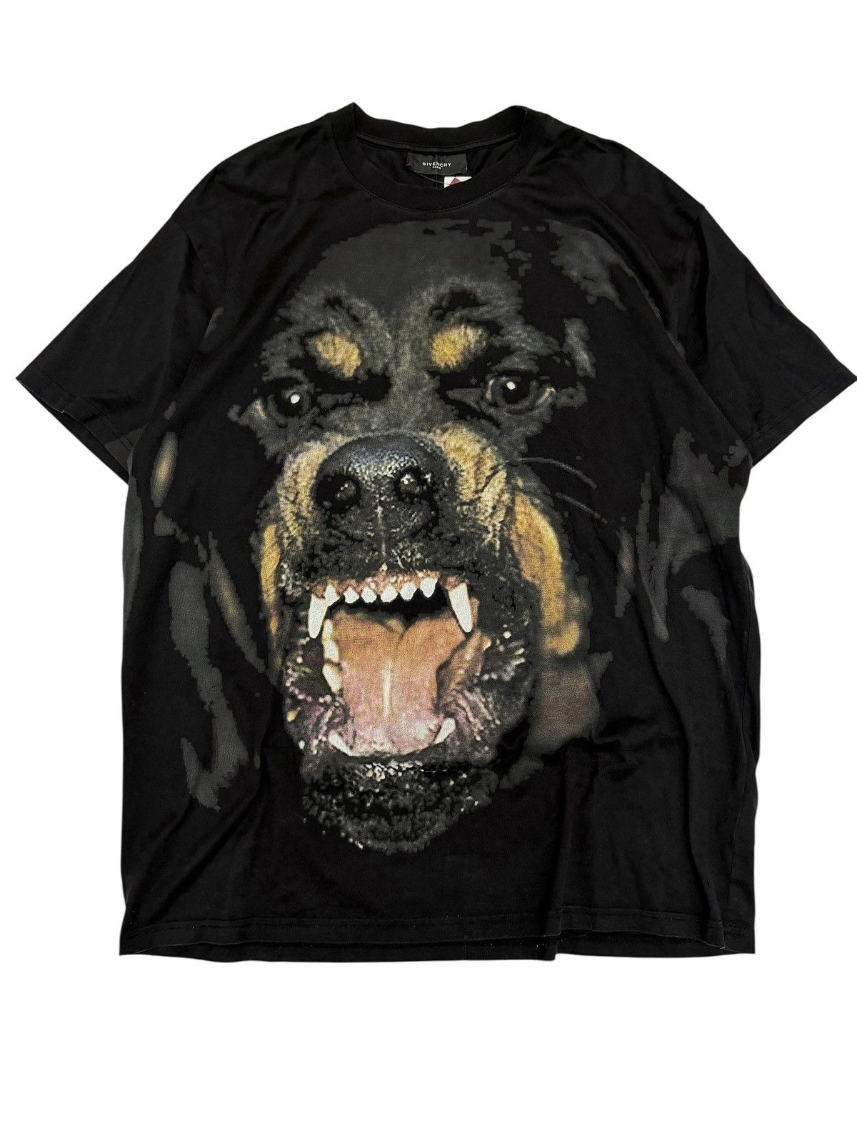 Givenchy Oversized Giant Rottweiler Print Tisci Shirt Size US S / EU 44-46 / 1 - 1 Thumbnail