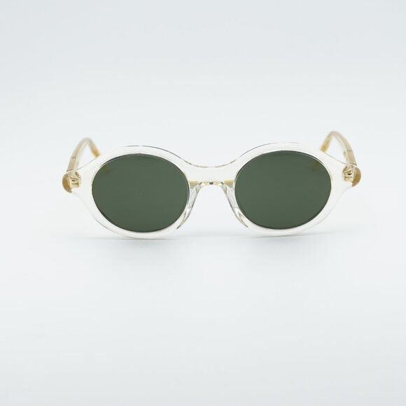 Loewe Loewe LW40162U 57N Sunglasses Transparent Pale Yellow Round Size ONE SIZE - 2 Thumbnail