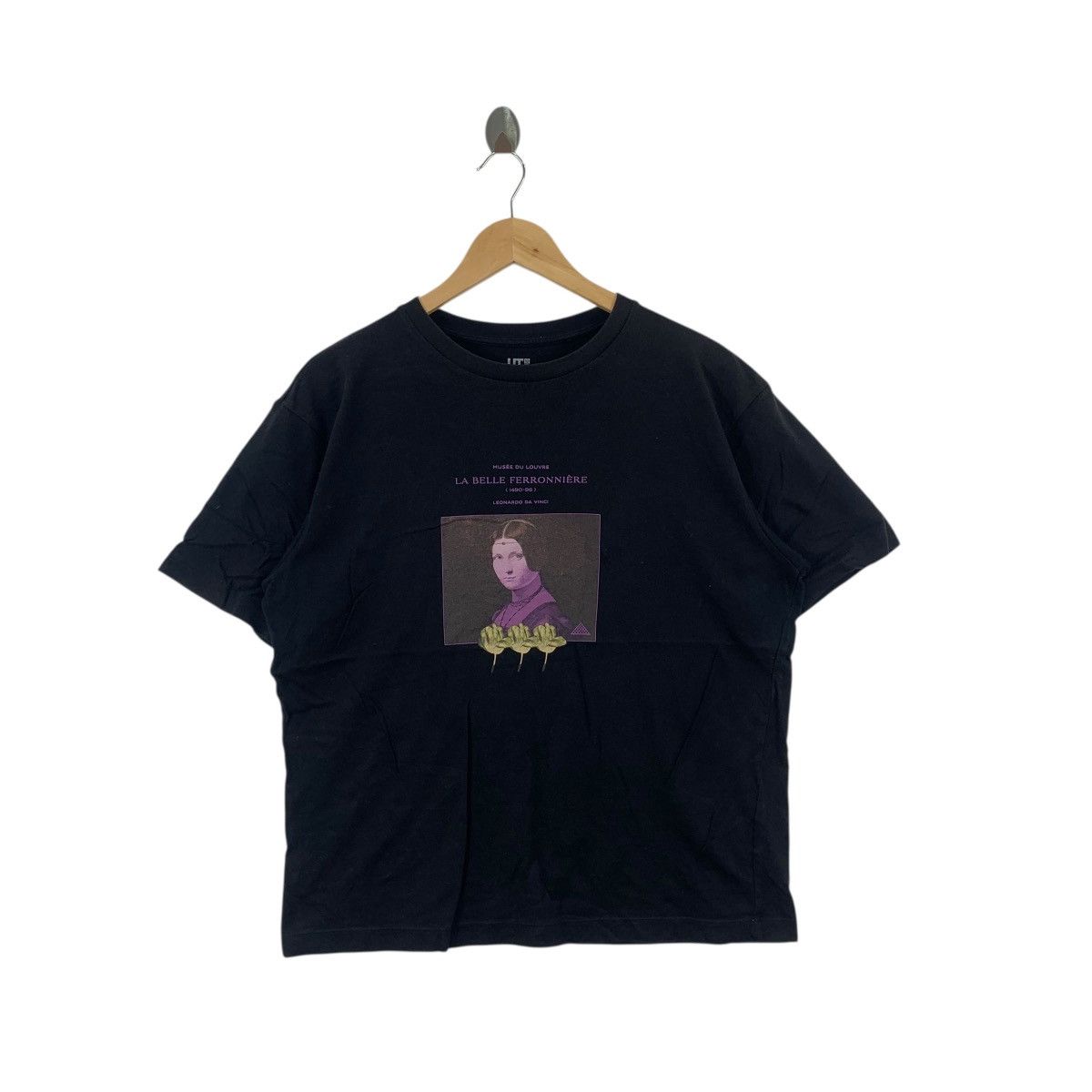 Uniqlo UNIQLO x LOUVRE Leonardo Da Vicci La Belle Ferronniere Tee Size XL / US 12-14 / IT 48-50 - 1 Thumbnail
