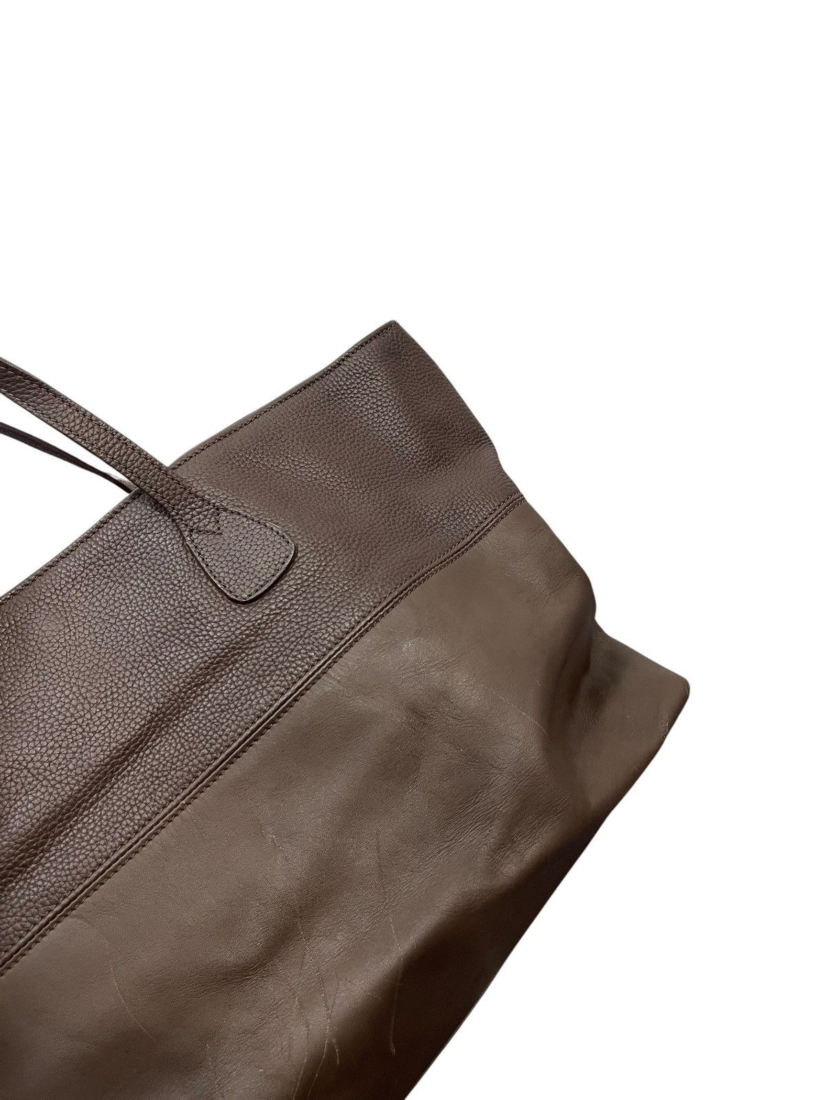 Genuine Leather Full Leather Tusting Handmade in England Tote Bag 6🟩 Size ONE SIZE - 13 Thumbnail