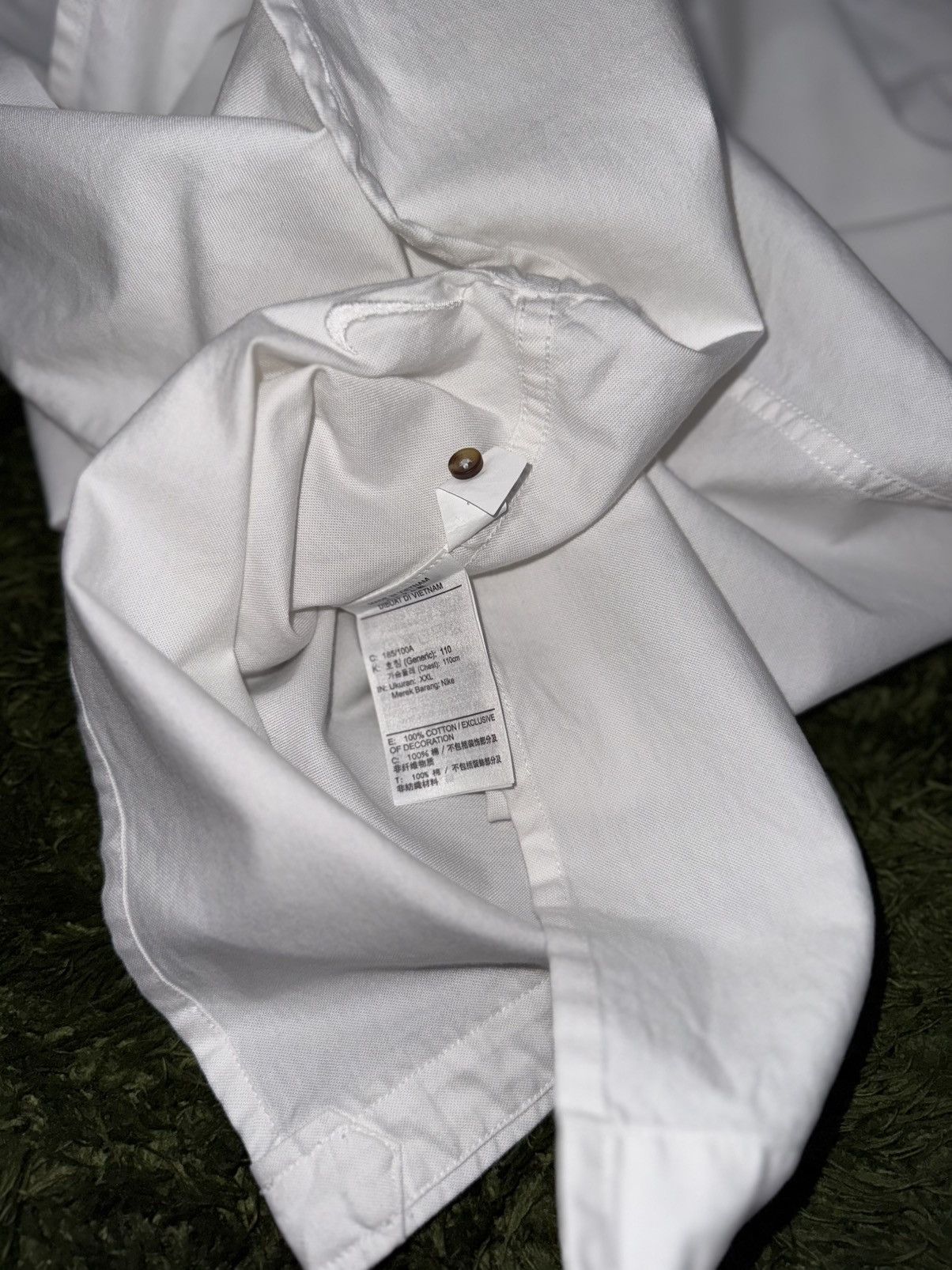 Nike [XXL] Nike Life Oxford Classic Fit Cotton Shirt White Size US XXL / EU 58 / 5 - 13 Thumbnail