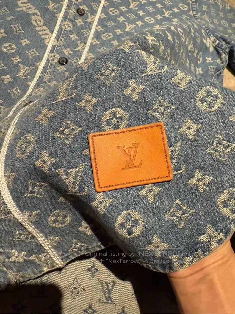 Louis Vuitton Louis Vuitton Supreme denim shirt Size US XXL / EU 58 / 5 - 5 Thumbnail