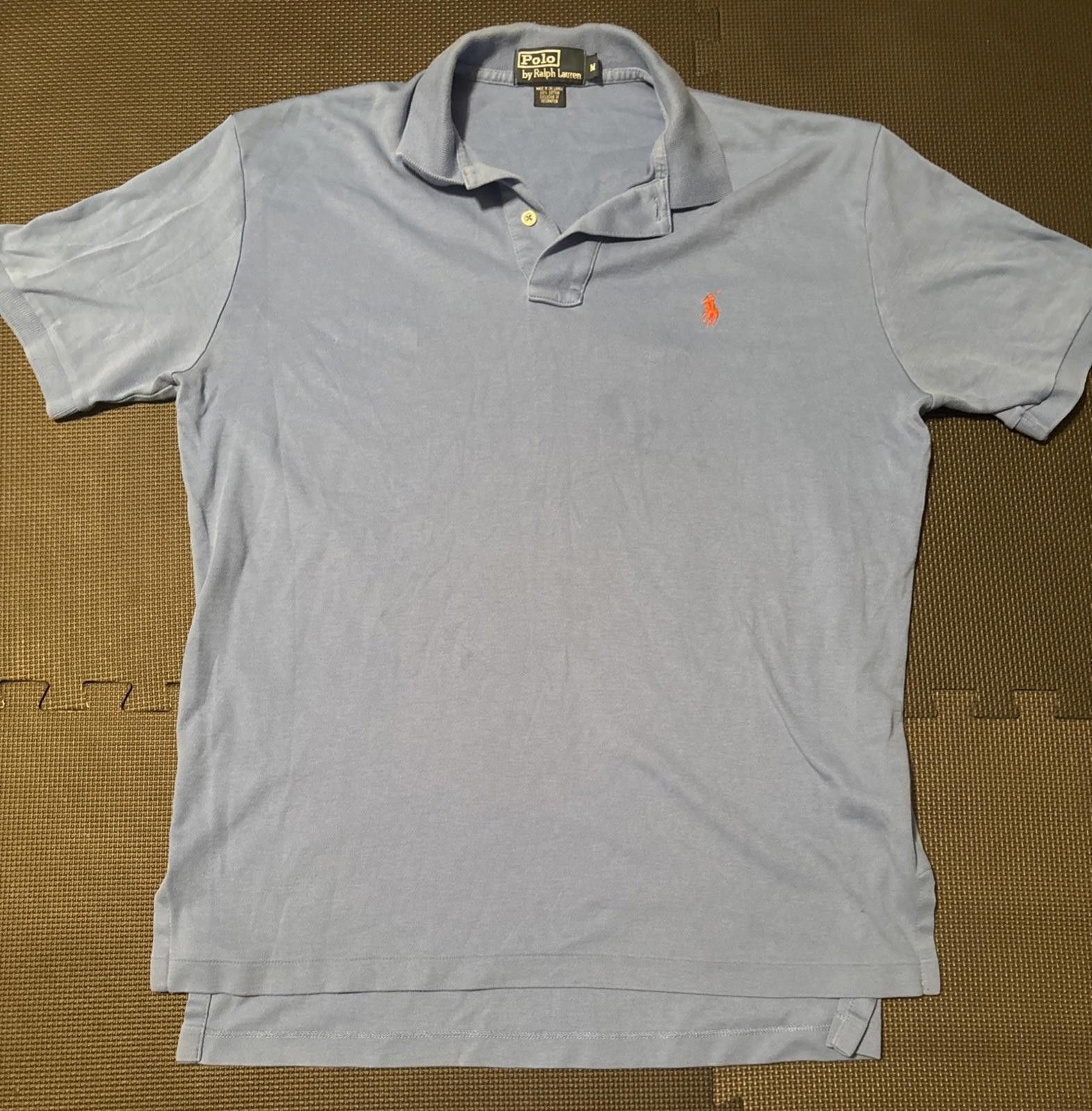 Polo Ralph Lauren Vintage Polo Ralph Lauren Polo Shirt Blue Men's Size Medium Size US M / EU 48-50 / 2 - 1 Thumbnail