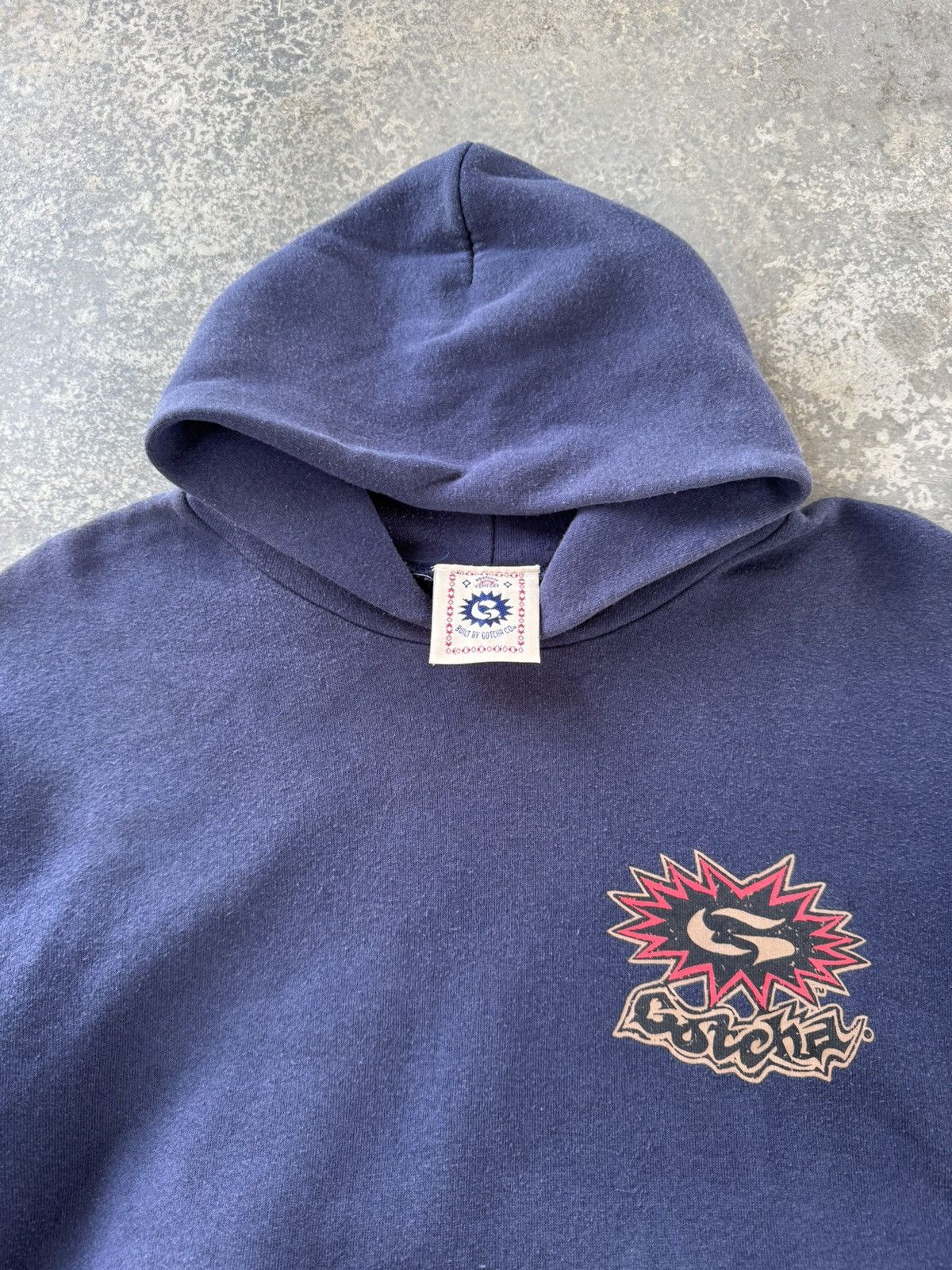 Gotcha × Vintage Vintage 90’s Gotcha Hoodie Size US M / EU 48-50 / 2 - 5 Thumbnail