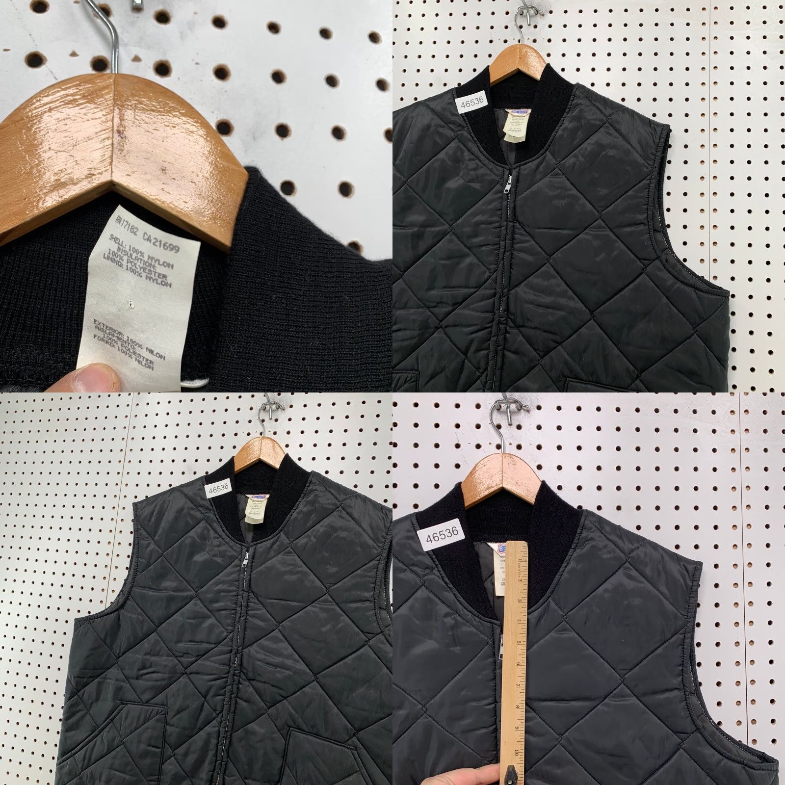 Vintage VINTAGE Big Smith Quilted Vest Jacket Mens 3XL Black Made USA Size US XXL / EU 58 / 5 - 8 Thumbnail