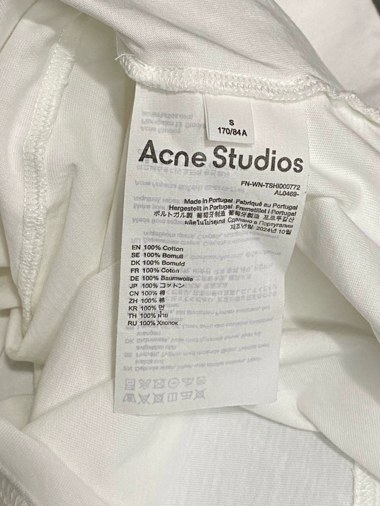 Acne Studios Acne short-sleeve tee size S new Size S / US 4 / IT 40 - 6 Thumbnail