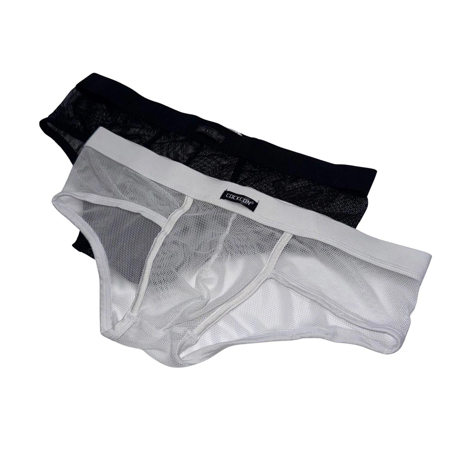 Other COCKCON Mens Breathable Mesh Low Rise Brief Underwear Bundle Size ONE SIZE - 6 Thumbnail