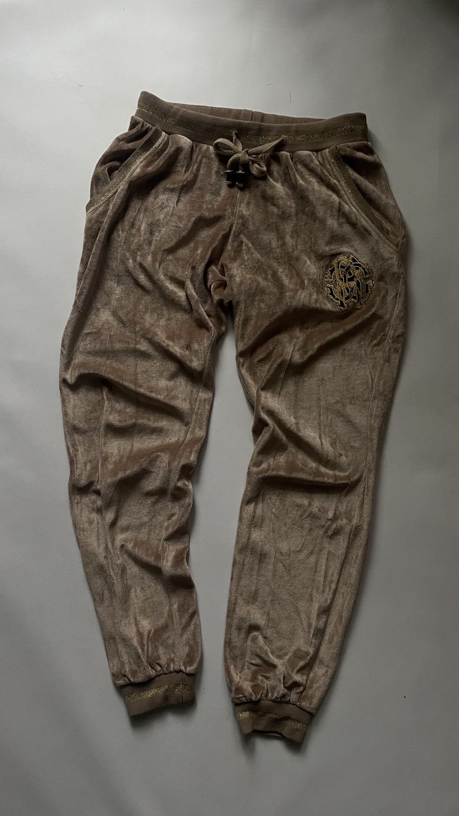 Roberto Cavalli Vintage Roberto Cavalli Velour Track Suit Y2k Juicy Couture Size M / US 6-8 / IT 42-44 - 10 Thumbnail