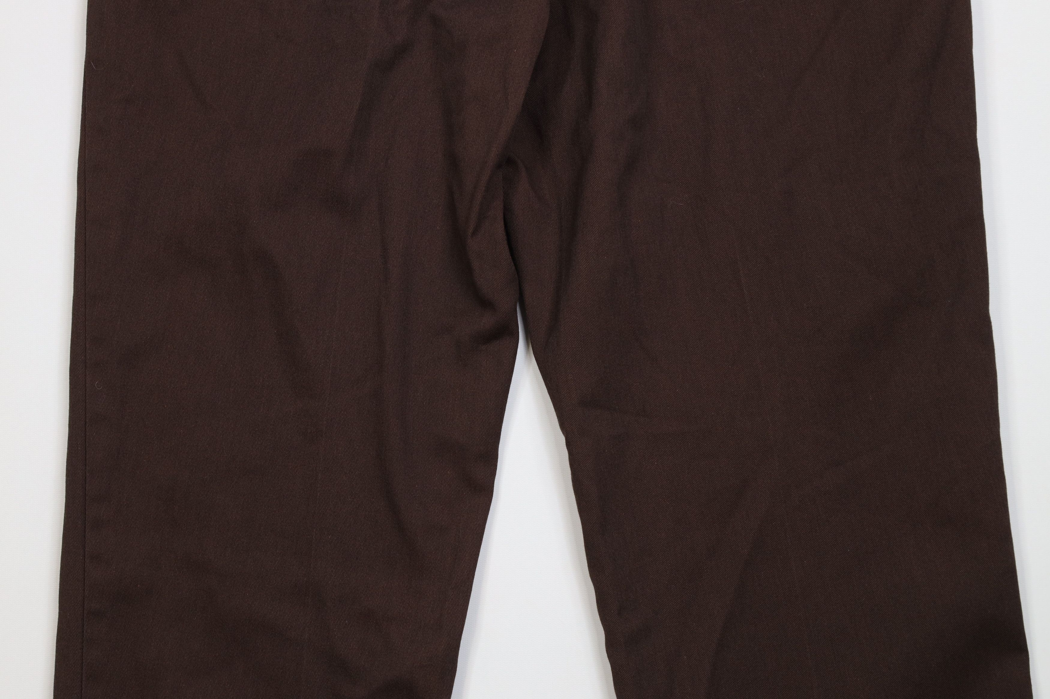 Dickies Vintage 90s Dickies Baggy Wide Leg Pants Brown Workwear Size US 38 / EU 54 - 13 Thumbnail