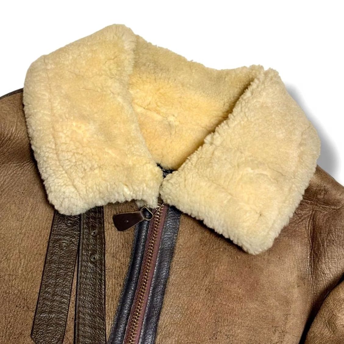 Avirex AVIREX Leather B-3 Flight Jacket Size 40 Light Brown Mens Jacket 40 Leather USA Gloves? Size US XXS / EU 40 - 3 Thumbnail
