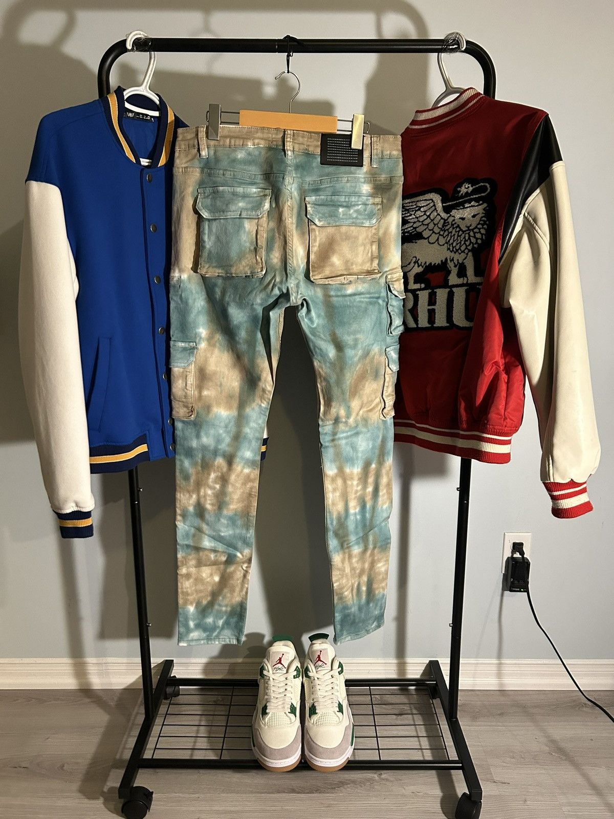 SERENEDE Serenede “AQUARIUS RULES” Cargo Jeans Size US 34 / EU 50 - 5 Thumbnail