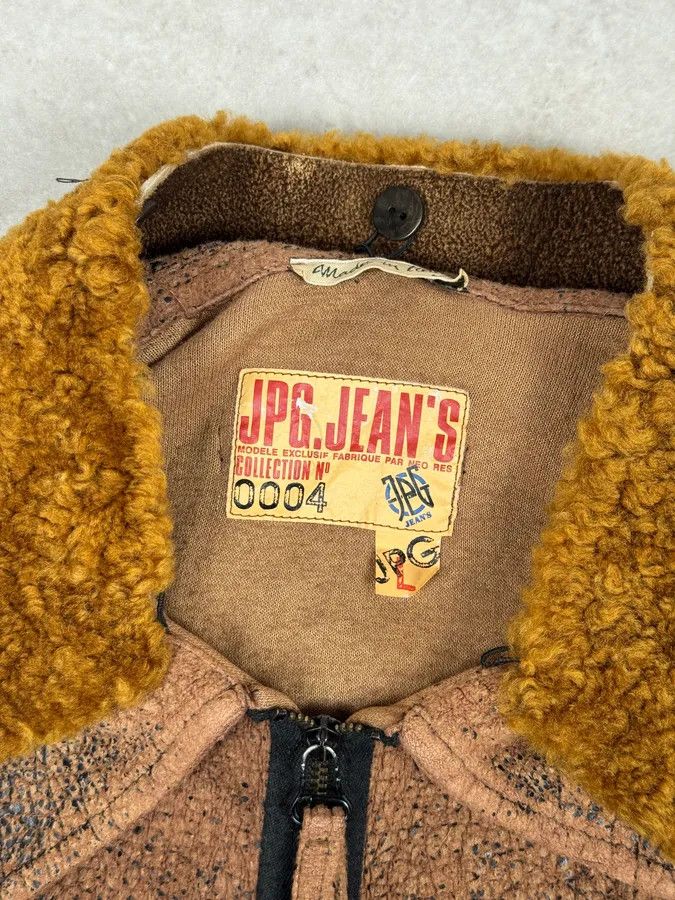 Jean Paul Gaultier 2000s Jean Paul Gaultier Brown Aged Raw Cotton Jacket Size M / US 6-8 / IT 42-44 - 5 Thumbnail
