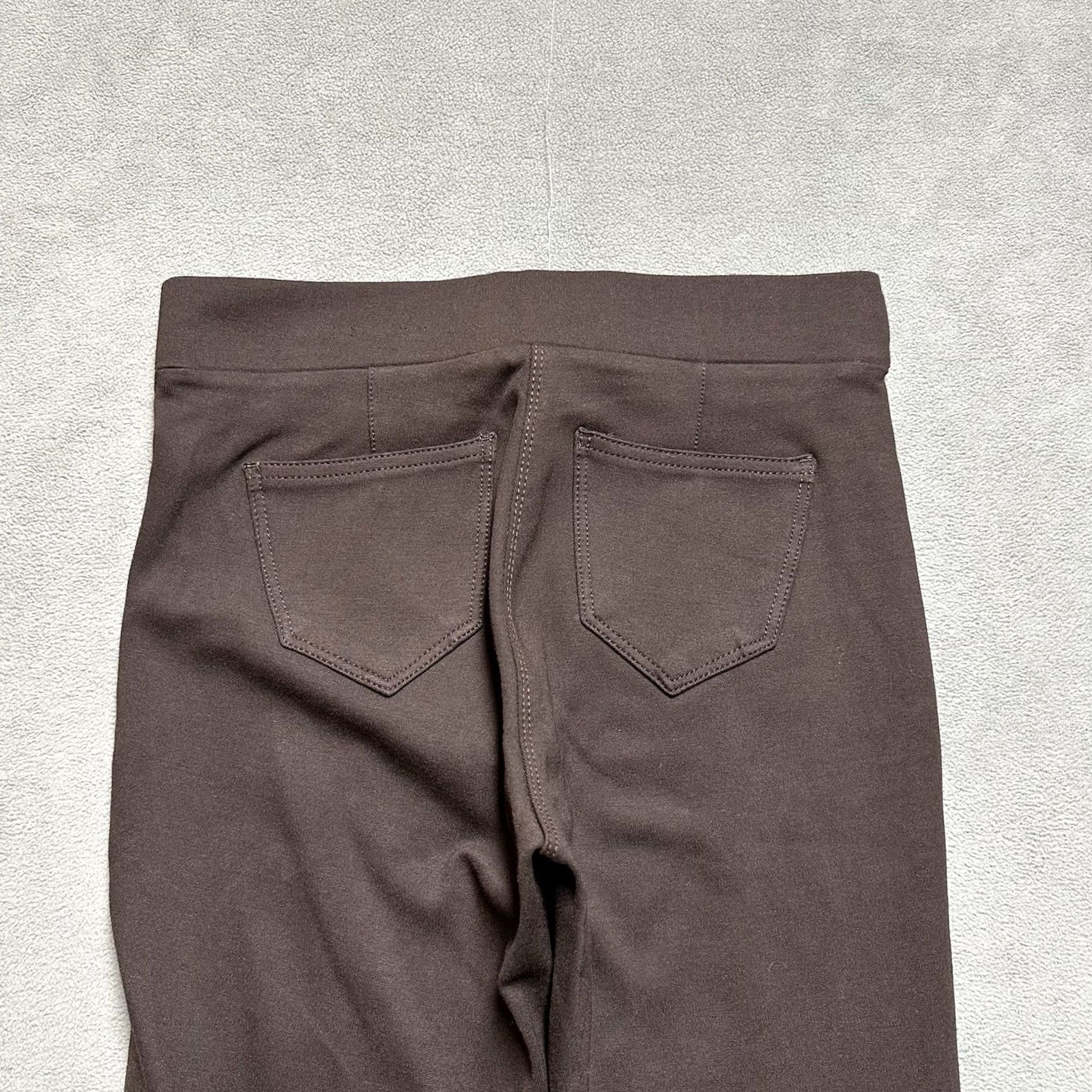 Vintage Style & Co Pants Womens Small Brown Pull On Stretch Skinny Comfort Rayon Career Size 28" / US 6 / IT 42 - 4 Thumbnail