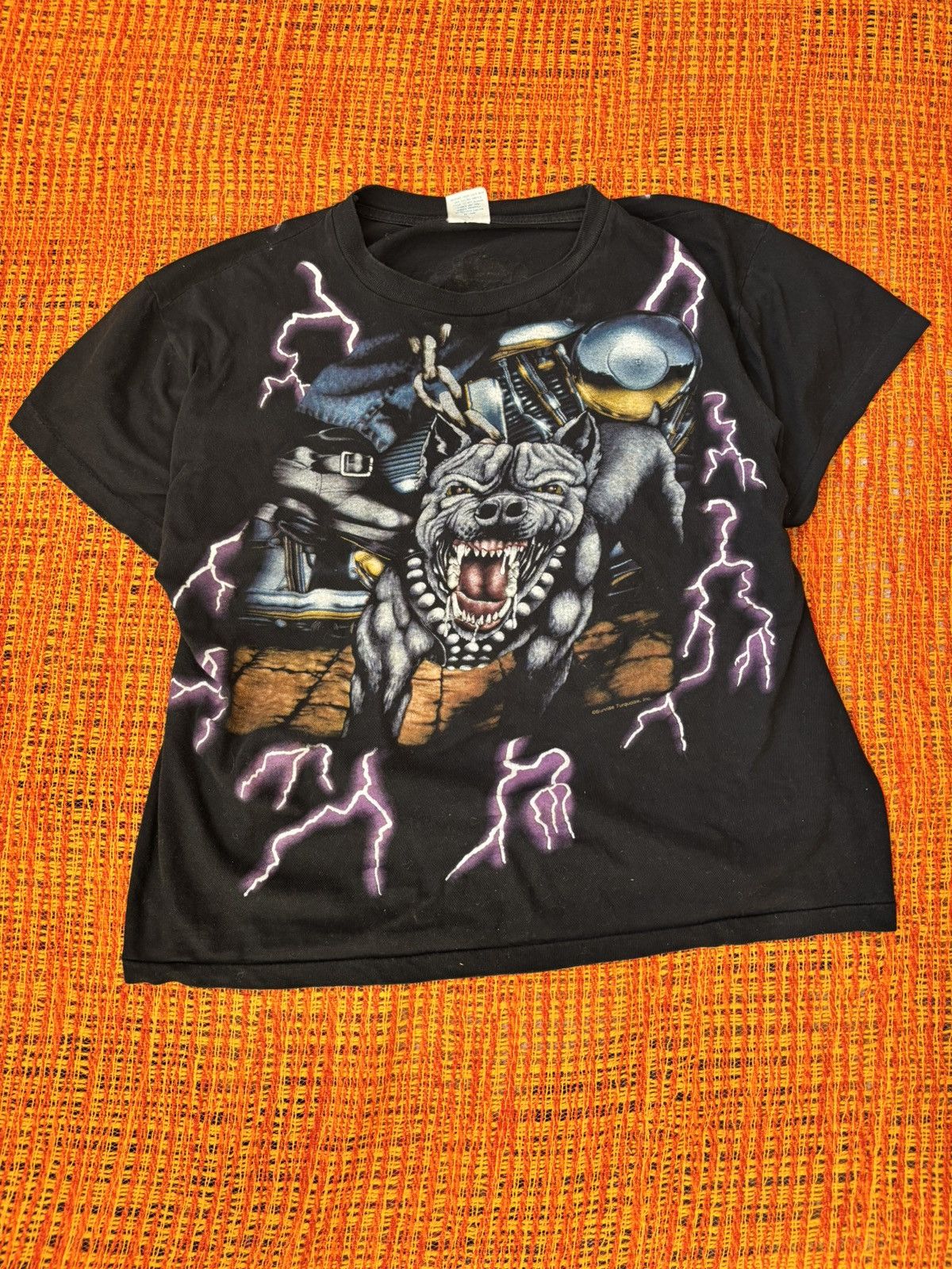 Other 90s American Thunder Pittbull AOP t shirt Size US L / EU 52-54 / 3 - 1 Thumbnail