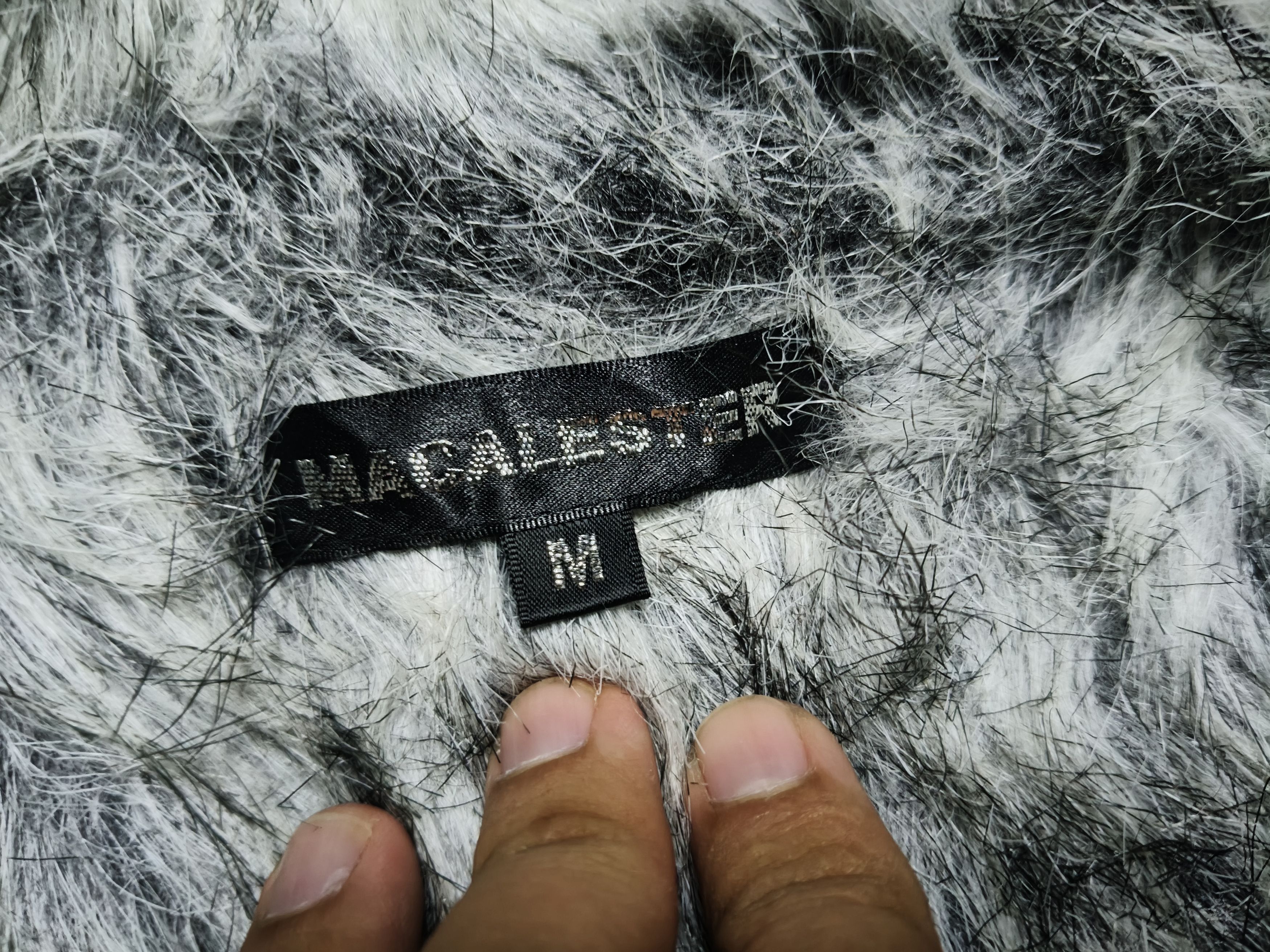 Japanese Brand Macalester Knitted Faux fur Jacket Size M / US 6-8 / IT 42-44 - 10 Thumbnail