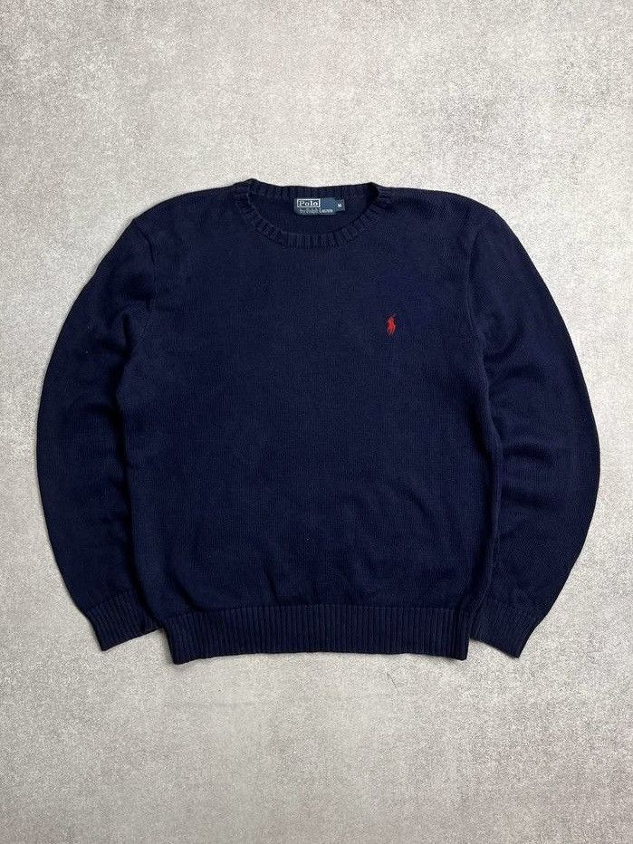 Polo Ralph Lauren × Vintage VINTAGE POLO RALPH LAUREN HARD KNIT SWEATER M Size US M / EU 48-50 / 2 - 1 Thumbnail