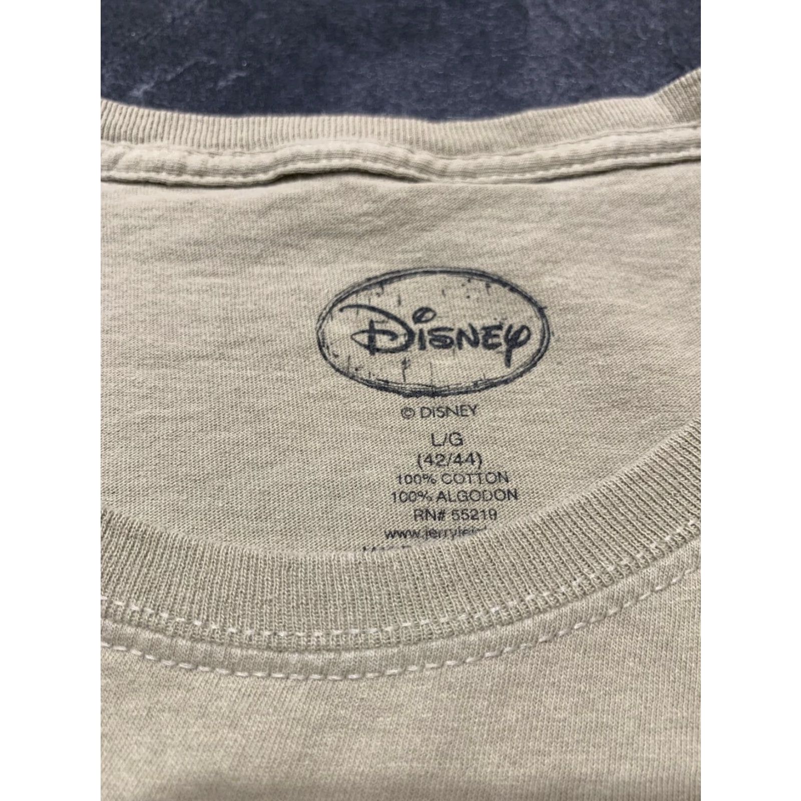Disney Mickey Mouse Disney T-Shirt Beige Large Adult Mens Size US L / EU 52-54 / 3 - 4 Thumbnail