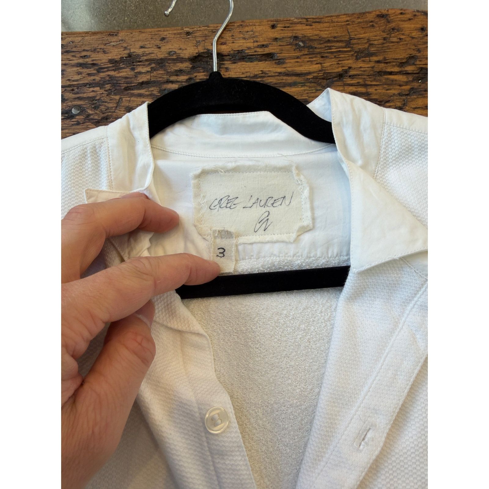 Greg Lauren Greg Lauren SAMPLE Distressed Studio Shirt Size US L / EU 52-54 / 3 - 4 Thumbnail