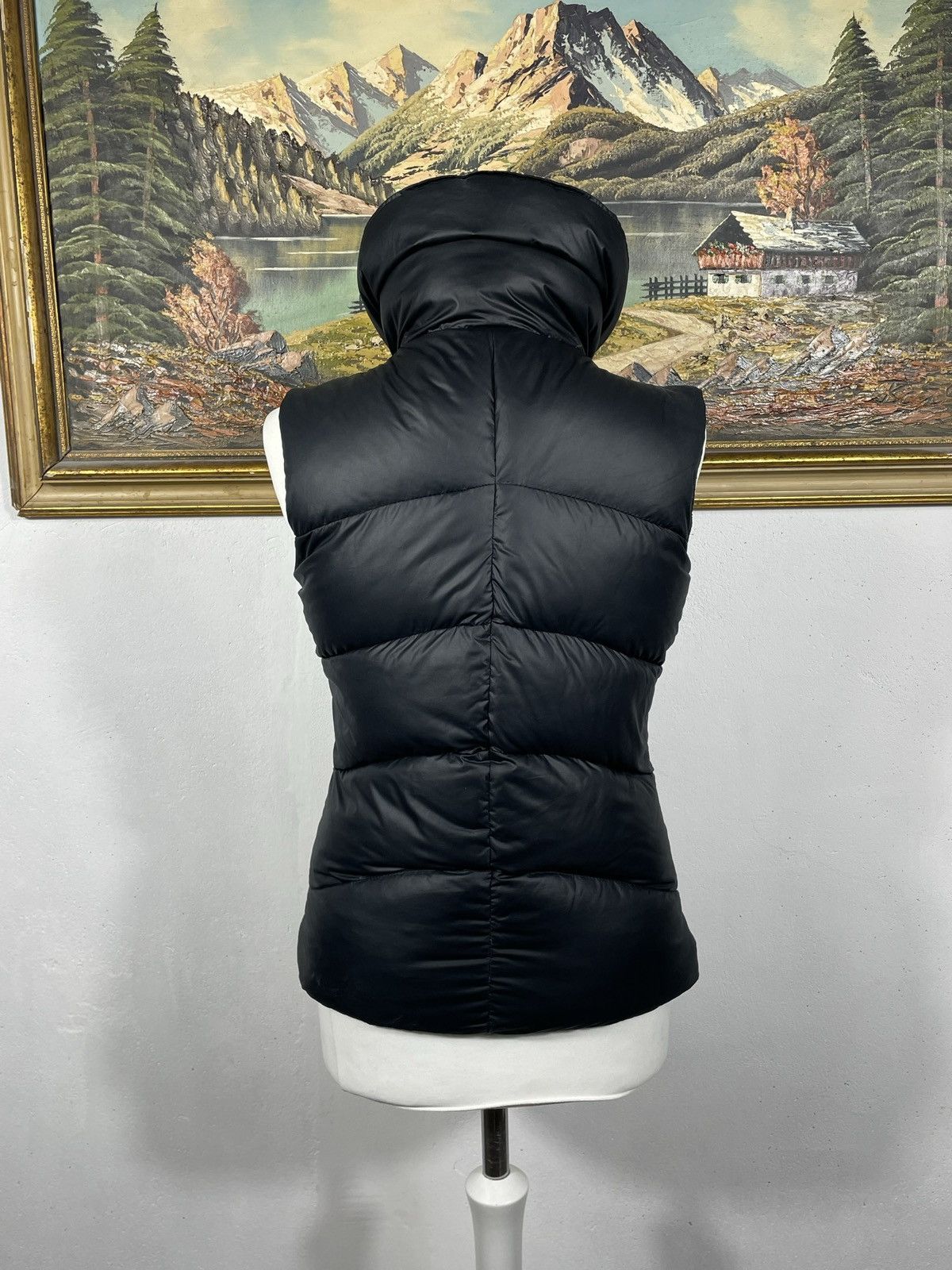 Nike × Vintage Nike Small Swoosh Zip Hoodie Black Y2k 00s Retro Winter Warm Size XS / US 0-2 / IT 36-38 - 5 Thumbnail