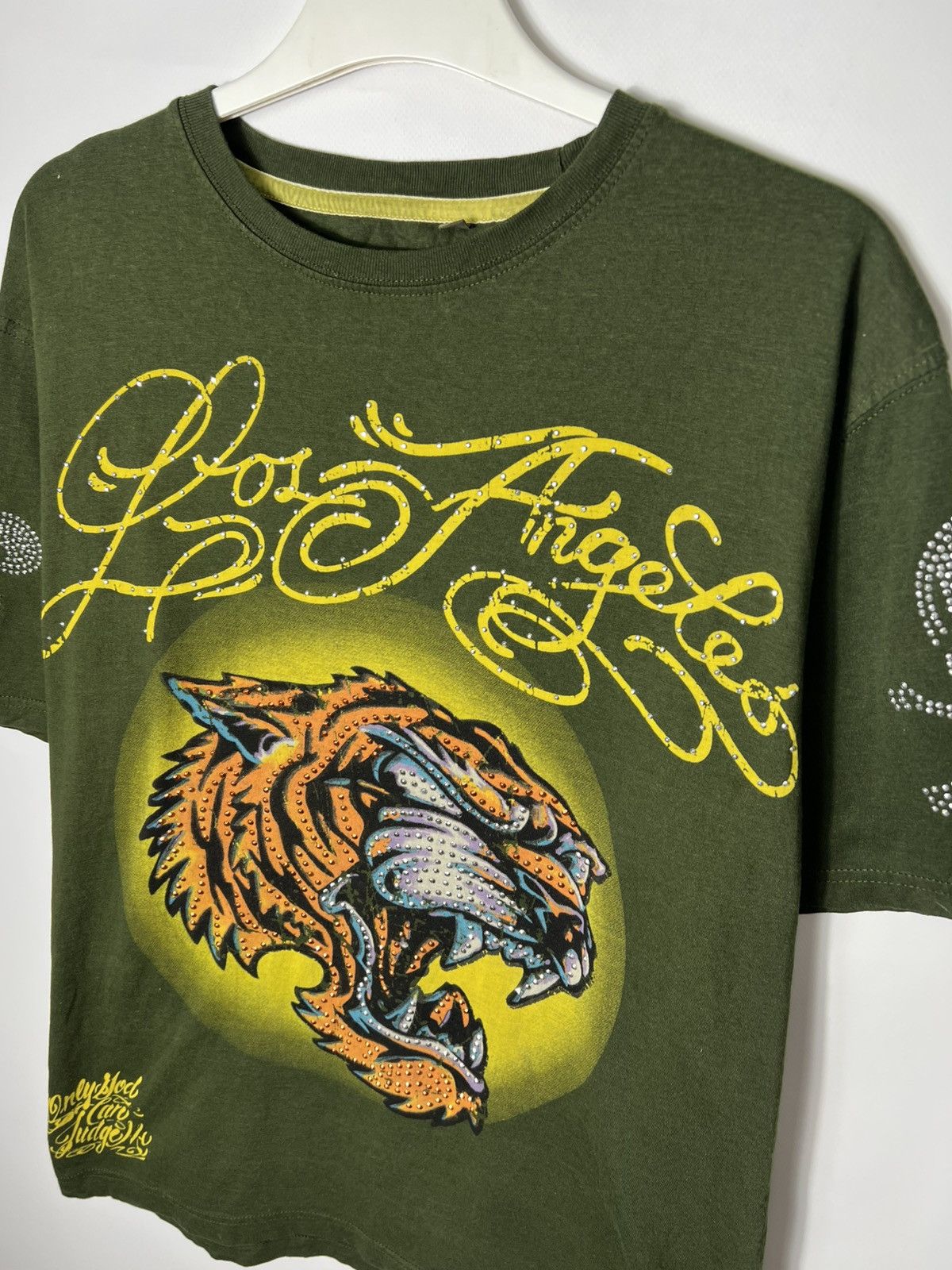 Vintage Petroleum Los Angeles Tiger Ed Hardy Style Graphic T-Shirt Size US L / EU 52-54 / 3 - 6 Thumbnail
